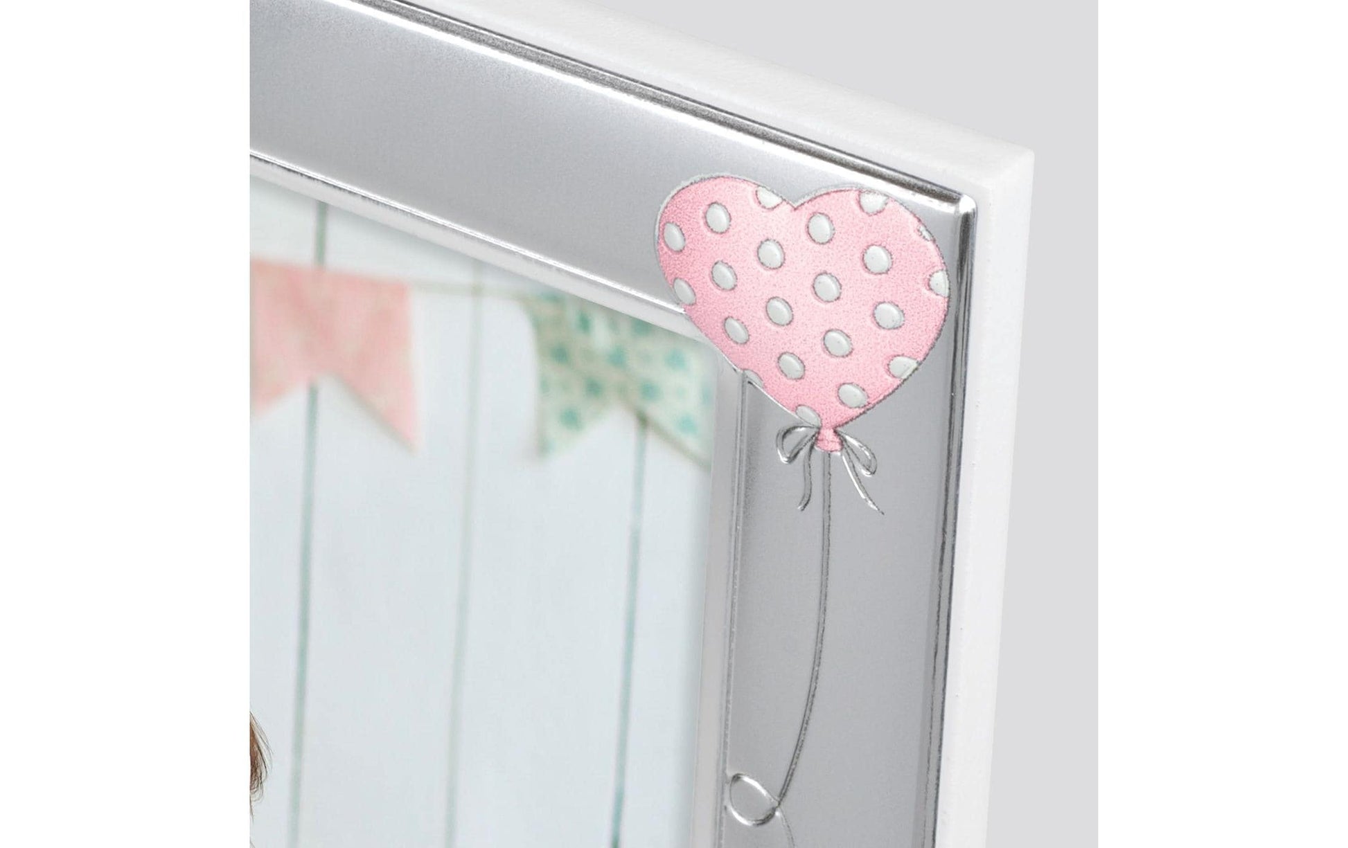 ZEP Bilderrahmen – für 10 × 15 cm – Metall & Holz, Rosa