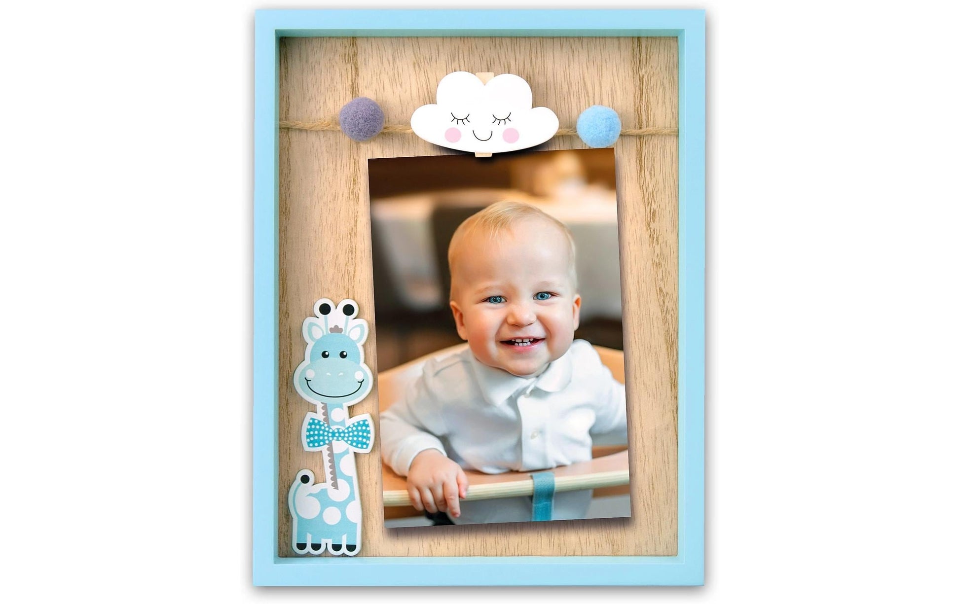 ZEP Bilderrahmen – für 10 × 15 cm – Holz & MDF, blau