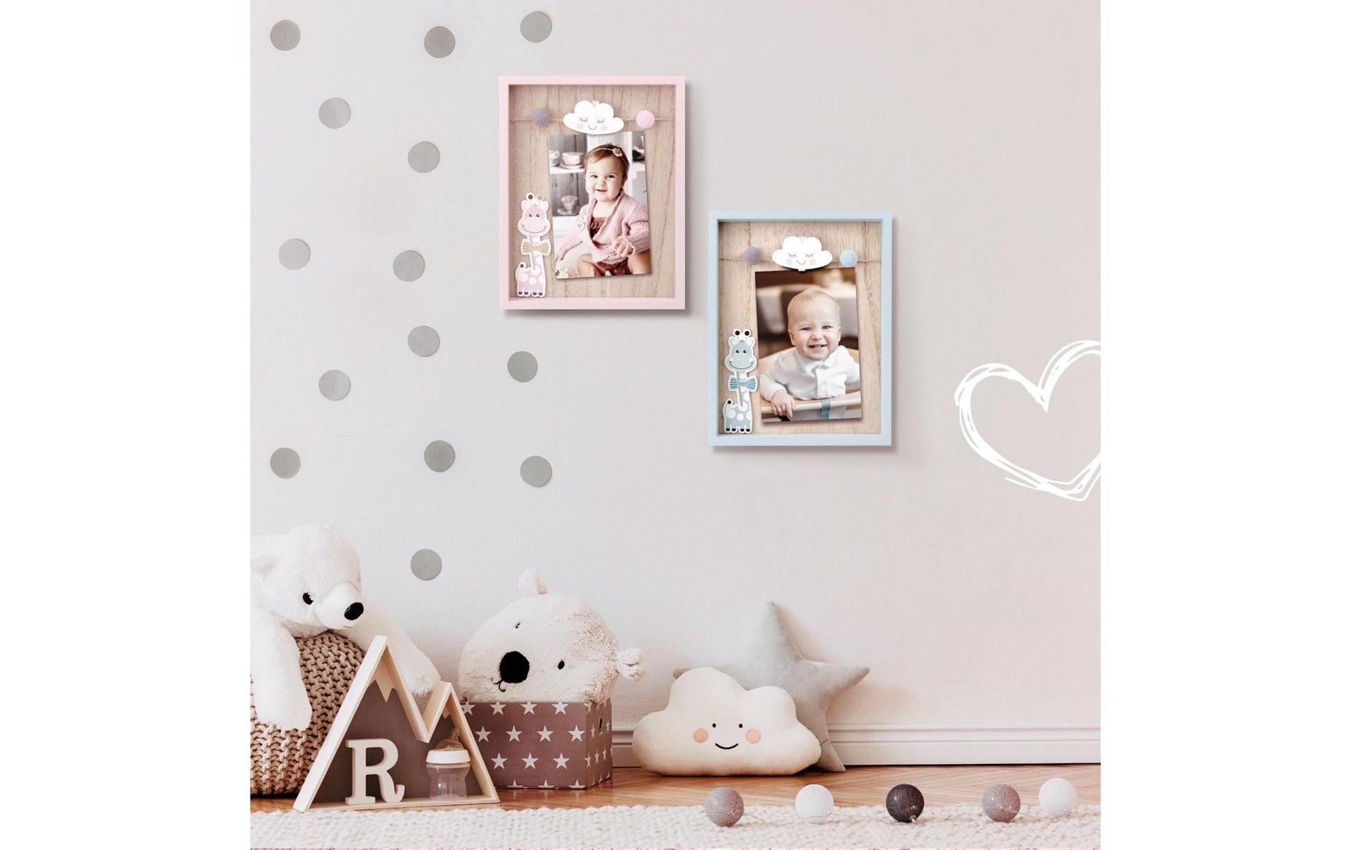 ZEP Bilderrahmen – für 10 × 15 cm – Holz & MDF, blau