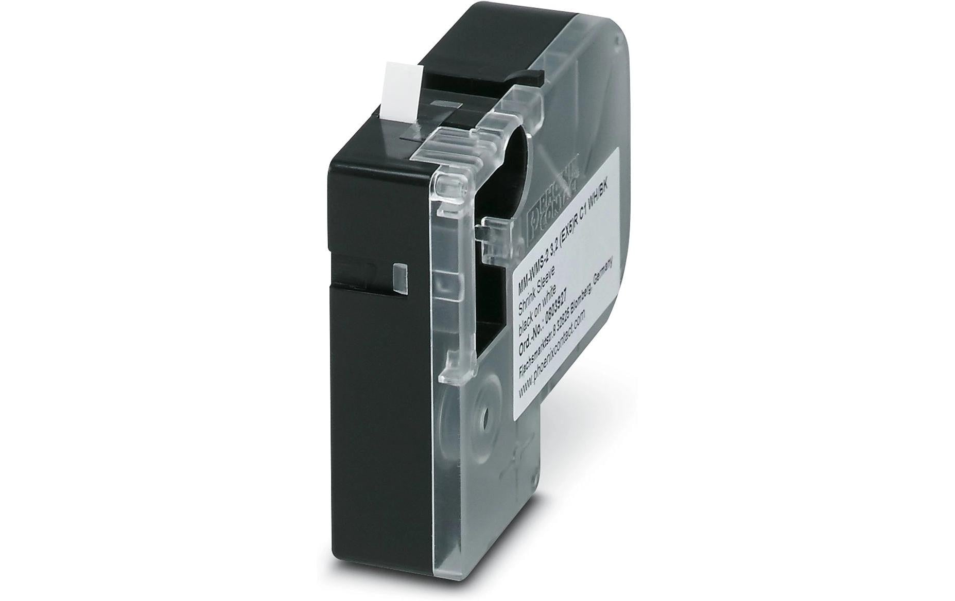 Phoenix Contact MM-WMS-3,2 Schrumpfschlauch – schwarz auf weiss – Ø 5 mm × 1,8 m – für Phoenix Contact