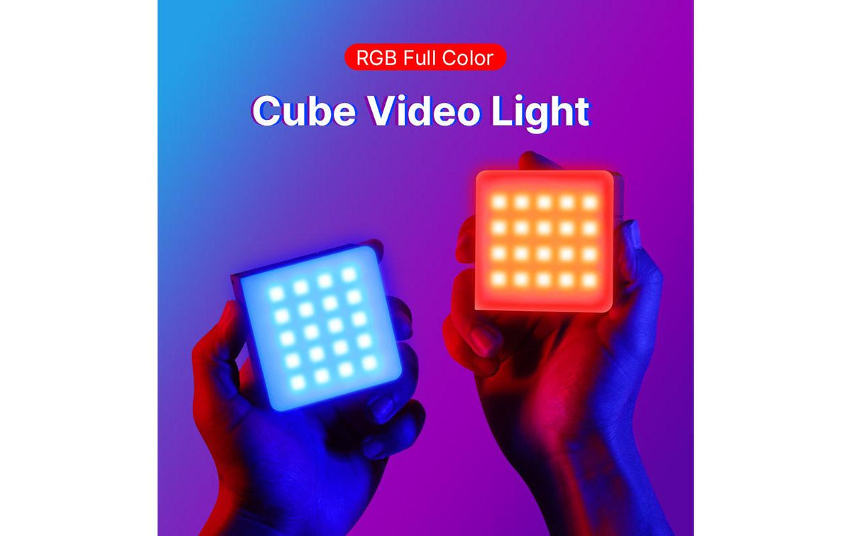 Ulanzi VL49 RGB Pro LED-Videolicht – 2500 Lux, 2500–9000 K – USB, 1/4" Gewinde – für Kameras, Stative u. a.