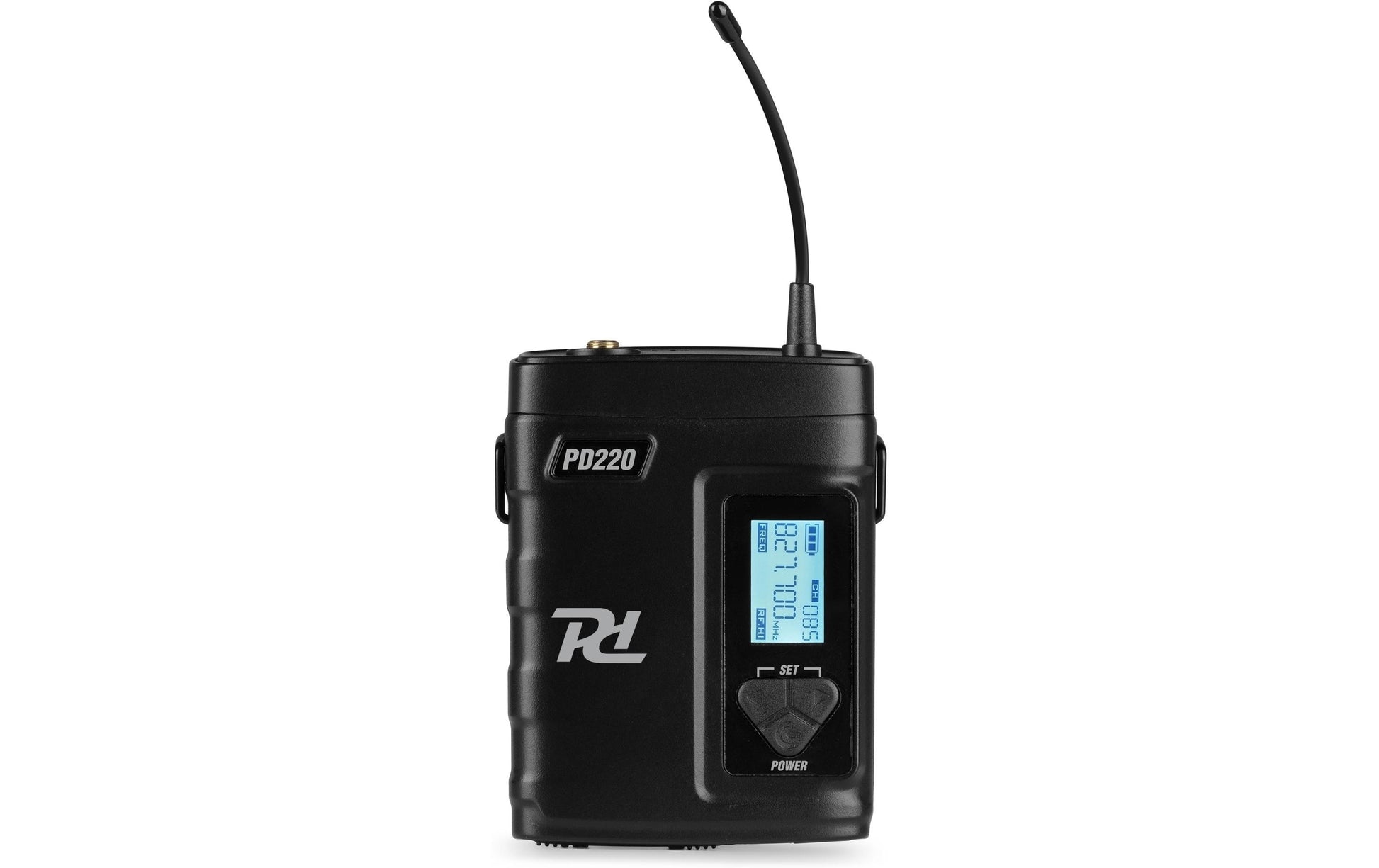 Power Dynamics PD220BP Headsetmikrofon 2er-Set – 3,5 mm Klinke, Kabellos, Niere, 823–832 MHz, Schwarz