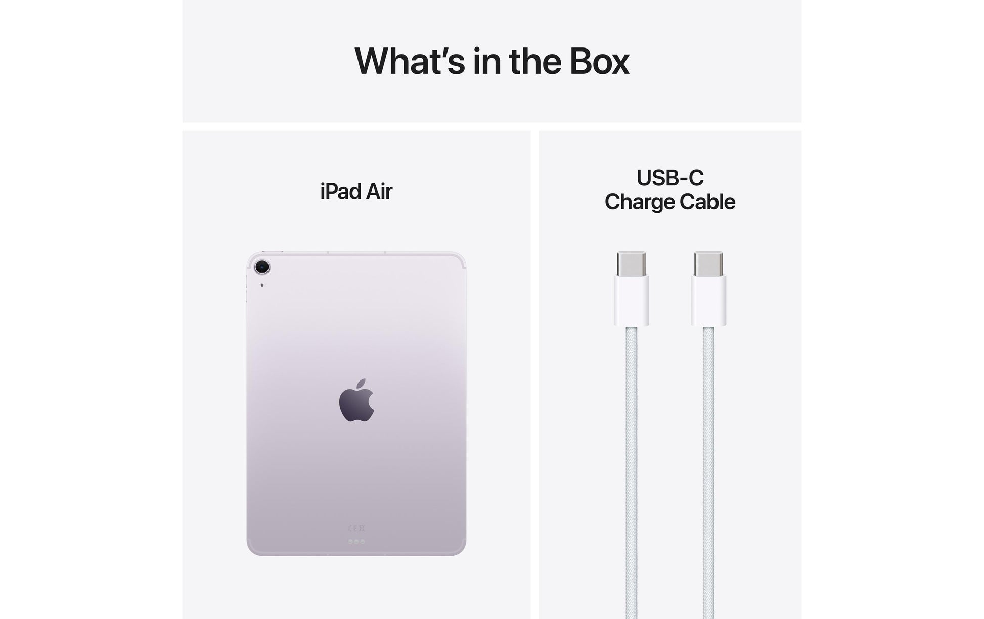 Apple iPad Air – 11", 256 GB, 8 GB RAM, WLAN + 5G, iPadOS 18, Violett, 2025