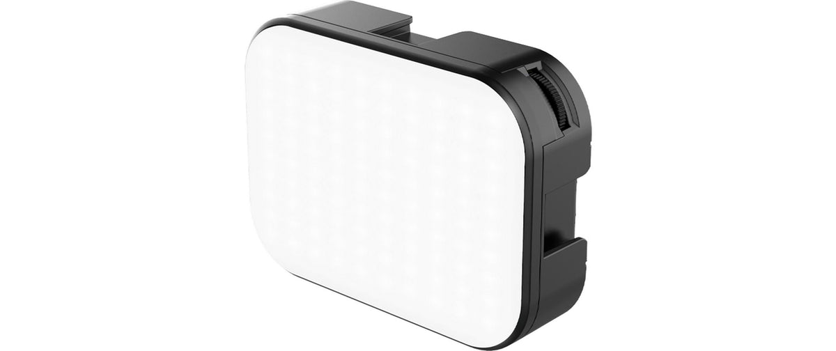 Vijim VL100C LED-Videolicht – 2500 Lux, 2500–6500 K, dimmbar – für Kameras, DSLRs, Smartphones u. a. – Schwarz
