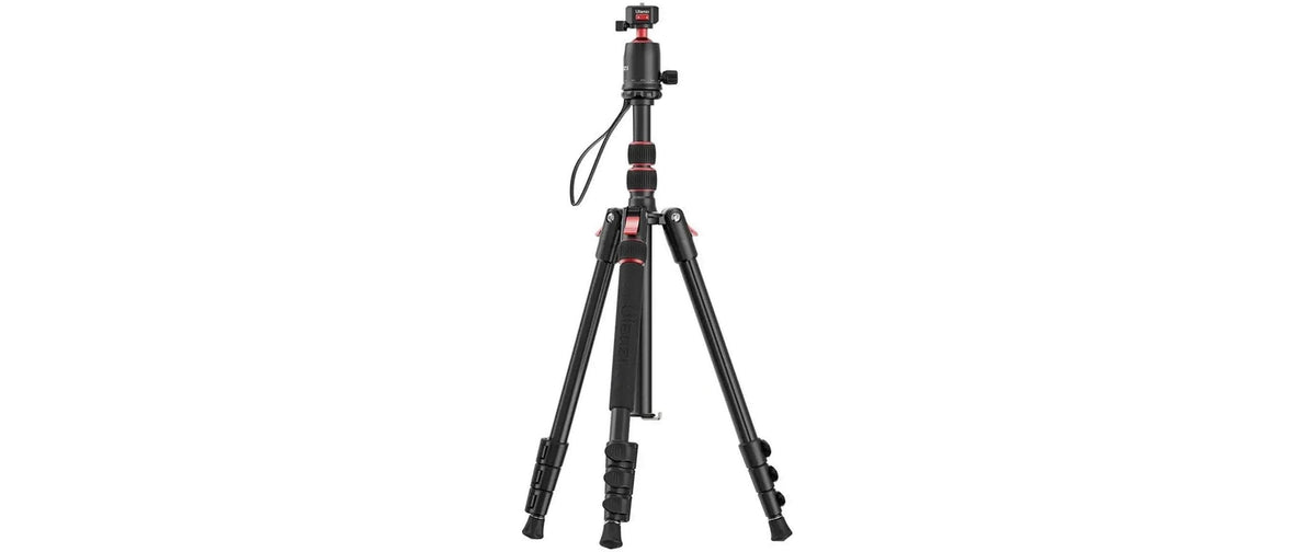 Ulanzi TT31 Dreibeinstativ – bis 177 cm, 4 kg Traglast – für DSLR-Kameras, Kameras mit 1/4" Gewinde – Schwarz