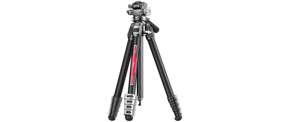 Ulanzi TT09-A Reise-Stativ – Carbon, bis 142 cm, 45 cm, 1,5 kg, 5 kg Traglast – für Arca-Swiss, F38, CLAW