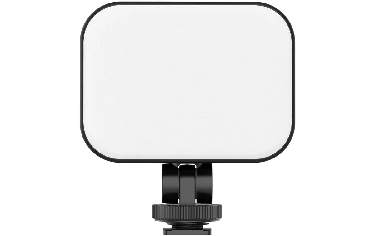 Vijim VL100C LED-Videolicht – 2500 Lux, 2500–6500 K, dimmbar – für Kameras, DSLRs, Smartphones u. a. – Schwarz