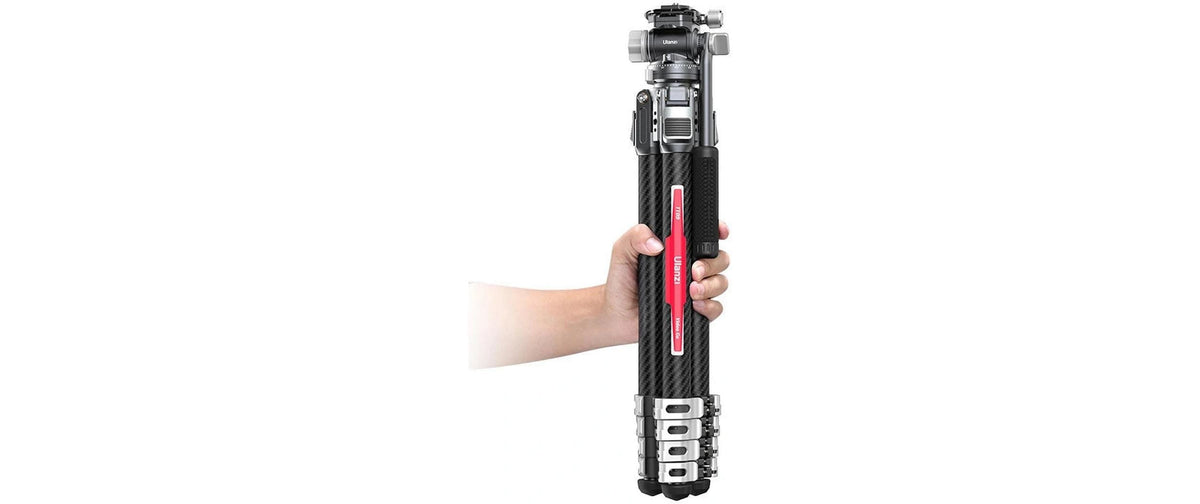 Ulanzi TT09-F38 Dreibeinstativ – Carbon, 1,42 m ausgefahren, 5 kg Traglast, 1/4" – für FALCAM F38