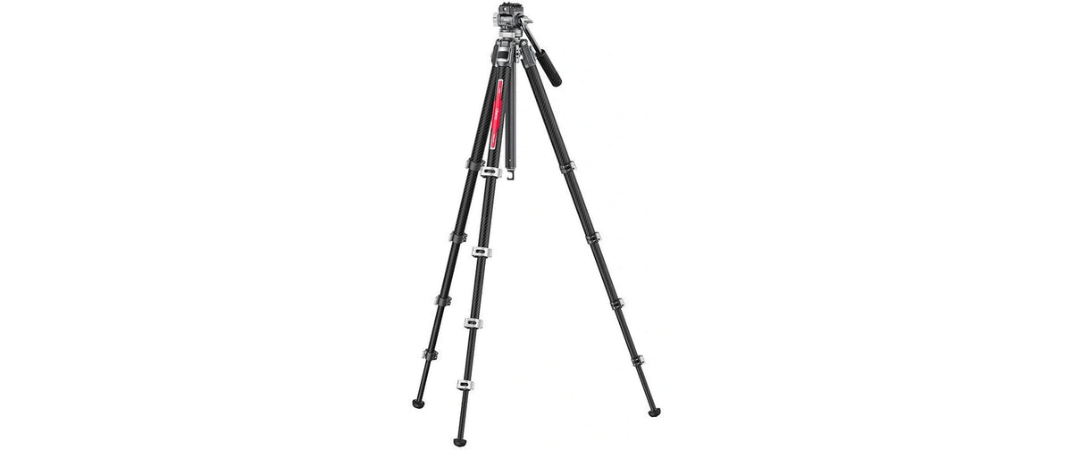 Ulanzi TT09-F38 Dreibeinstativ – Carbon, 1,42 m ausgefahren, 5 kg Traglast, 1/4" – für FALCAM F38
