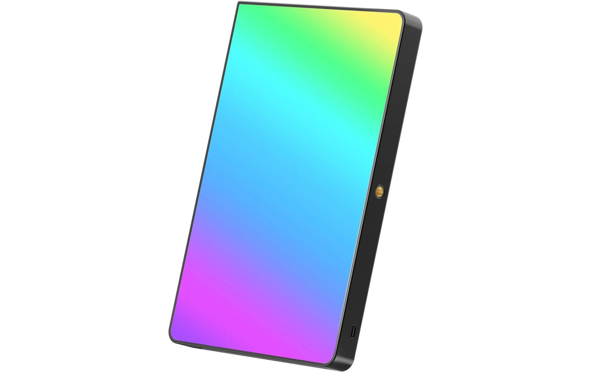 Ulanzi LT003 LED-Video-Licht – RGB, 2100 Lux, 2500–9000 K – Akku, OLED-Display – Schwarz