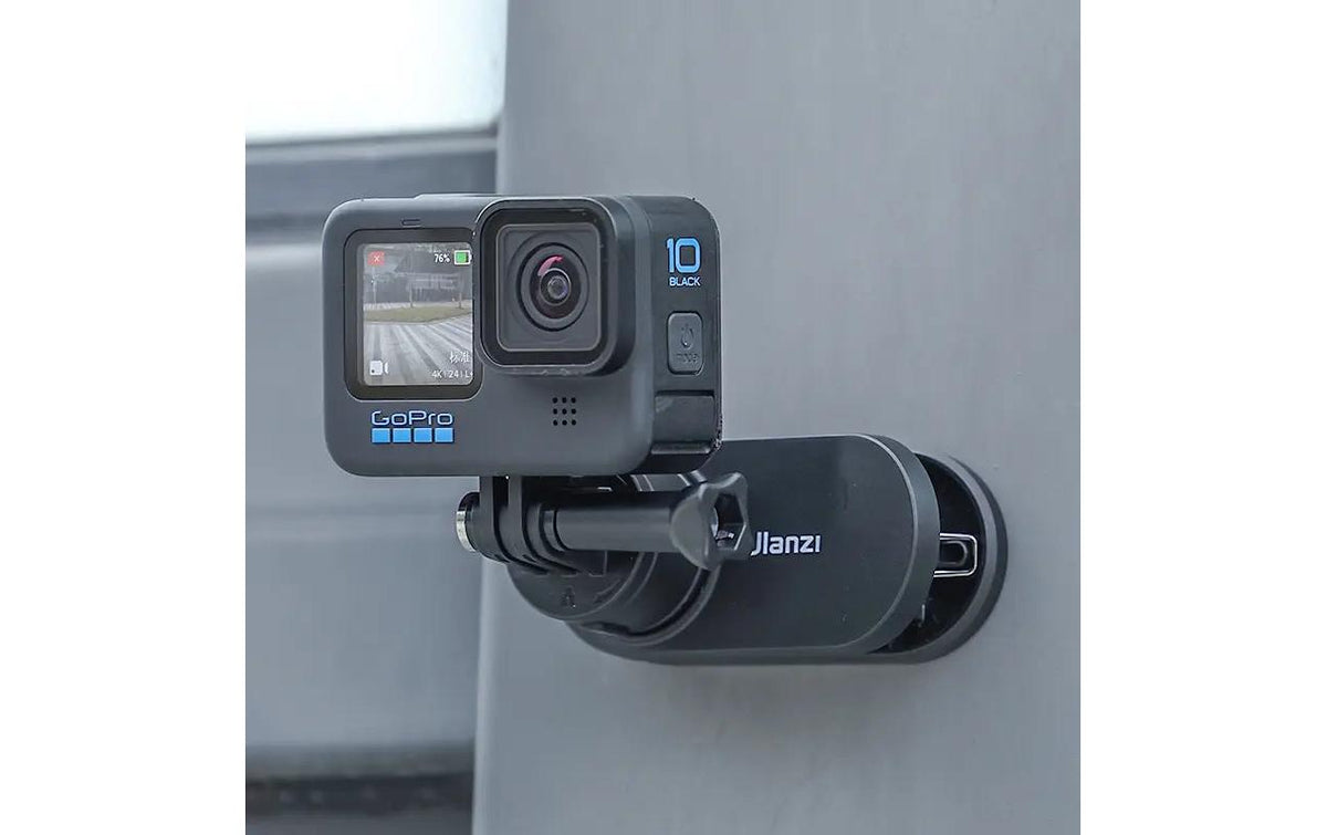 Ulanzi Go Quick II Rucksack-Clip – für GoPro, DJI OSMO, Insta360 – Schwarz