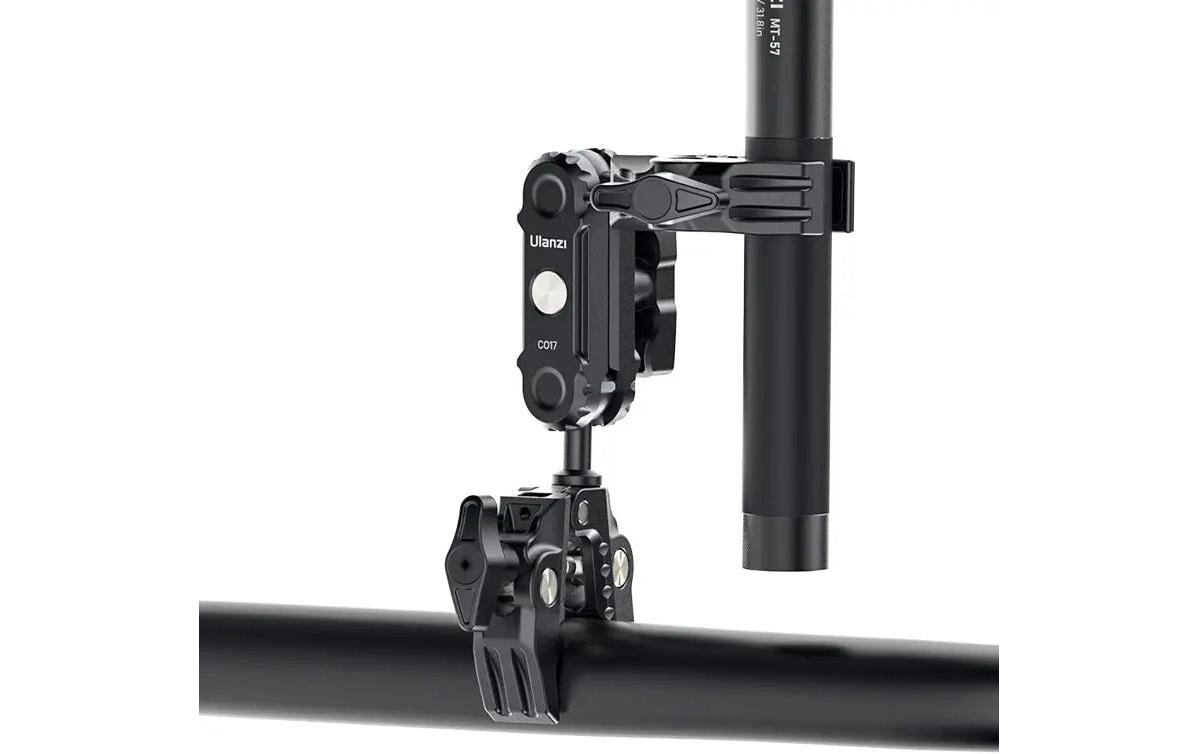 Ulanzi CO17 Universalhalterung – 1/4"-Montage, Spanndicke bis 58 mm – für Action-, Digital- und Videokameras