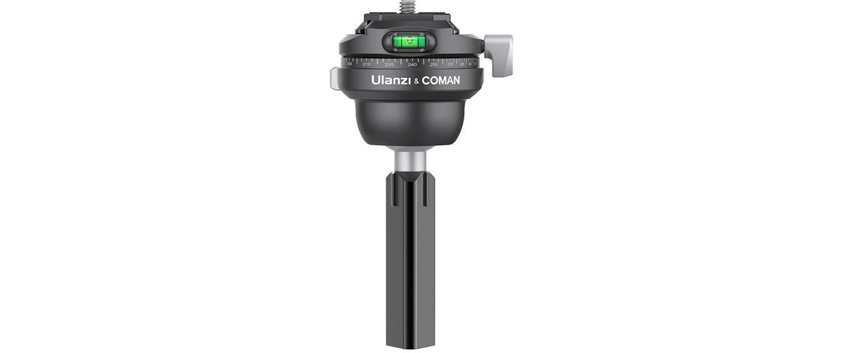 Ulanzi 1/4CC Zentrierstange – Aluminium, 18 kg, 299,5 mm, 1/4" – für Ulanzi Zero Y, Zero F38 – Schwarz