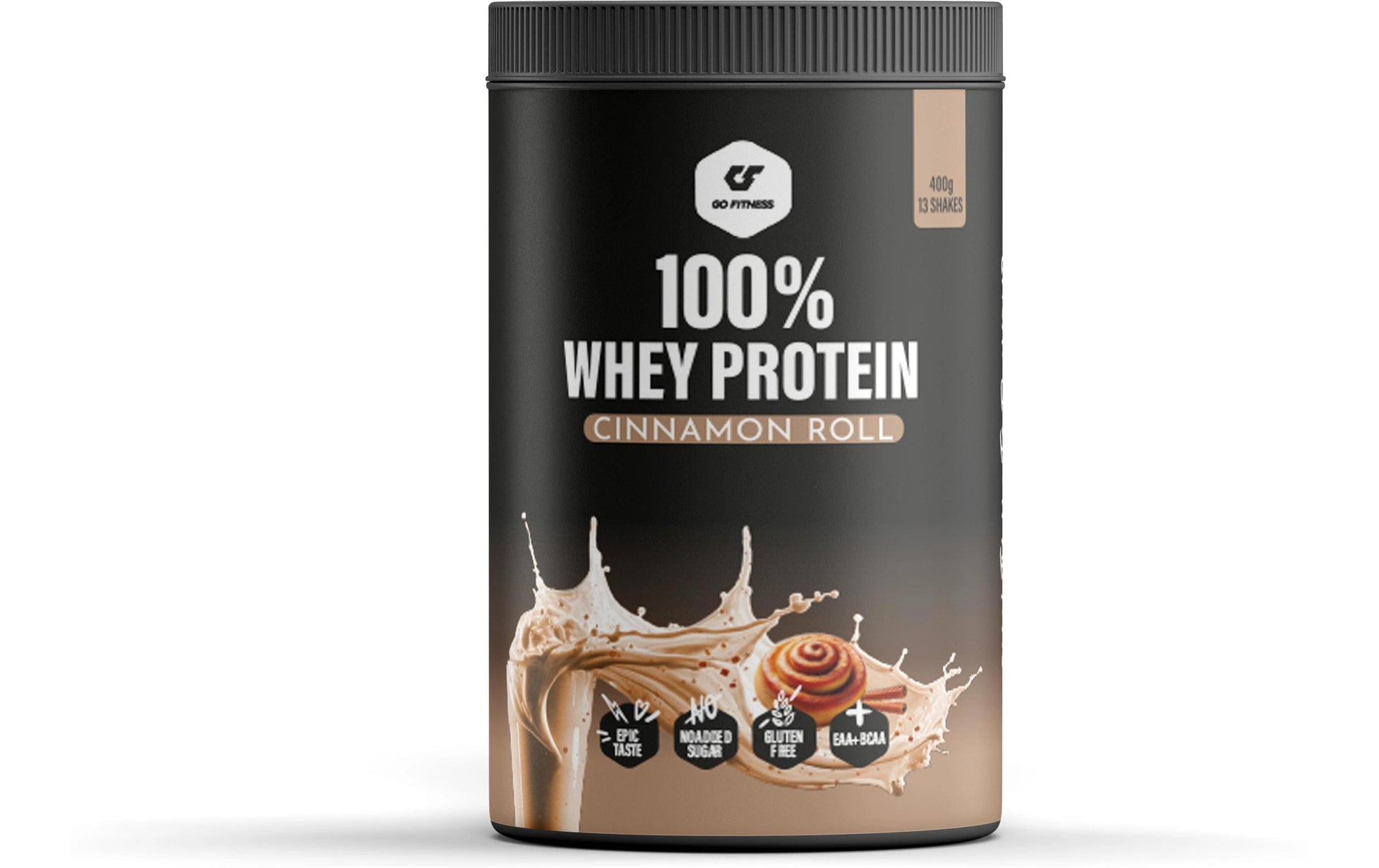Go Fitness Whey Protein Pulver Zimt – 400 g