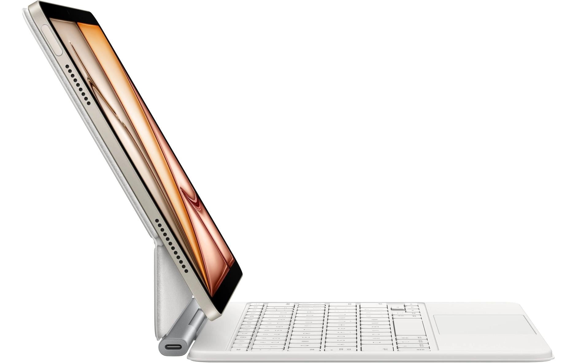 Apple Magic Keyboard – Tastatur – Schere – mit Trackpad – QWERTZ (CH) – Weiss – für iPad Air 11"