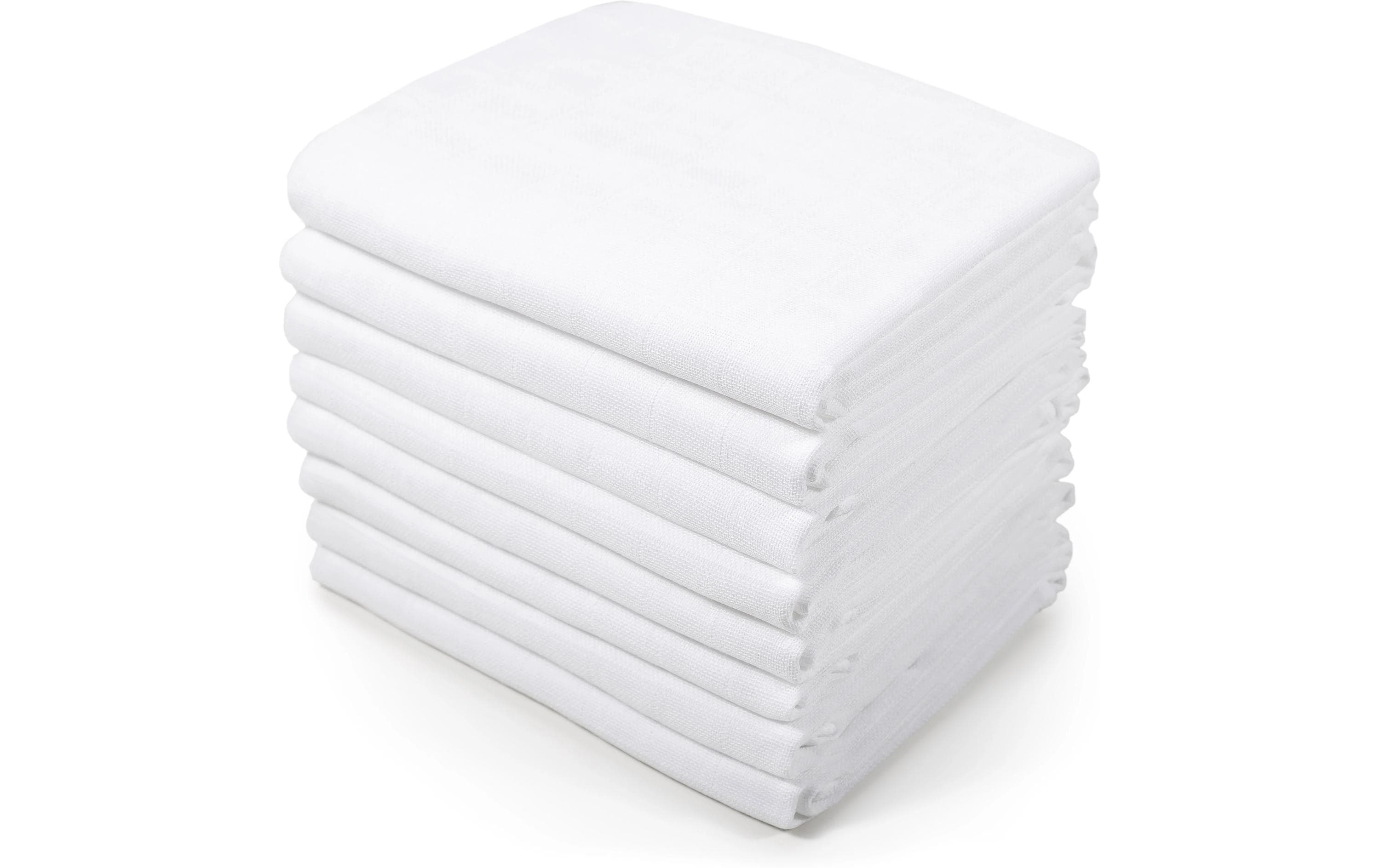 Makian Wohndecke – Baumwolle, Weiss – 70 × 70 cm – OEKO-TEX Standard 100