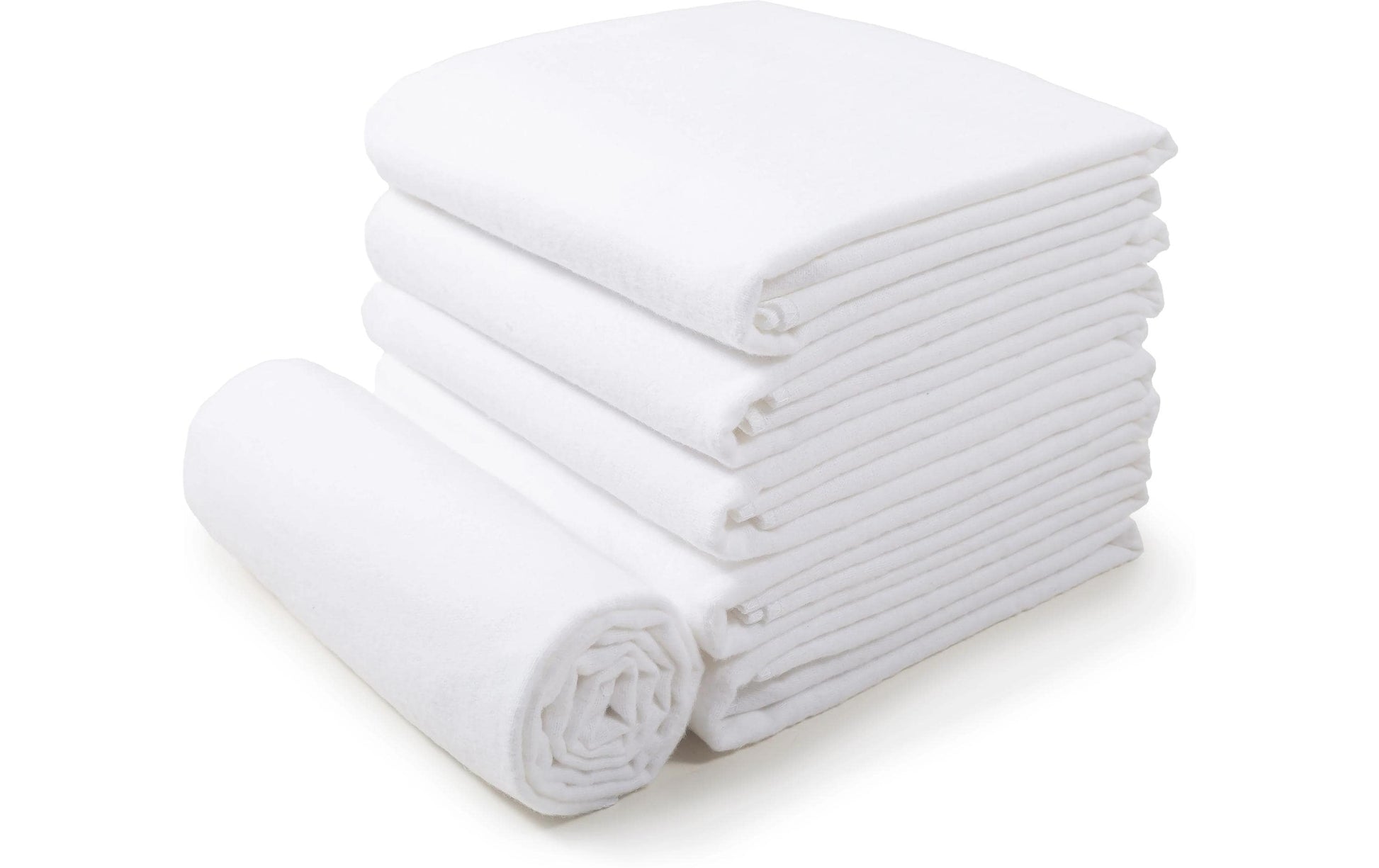 Makian Moltontuch – Weiss – 80 × 80 cm – Baumwolle – 6er-Set