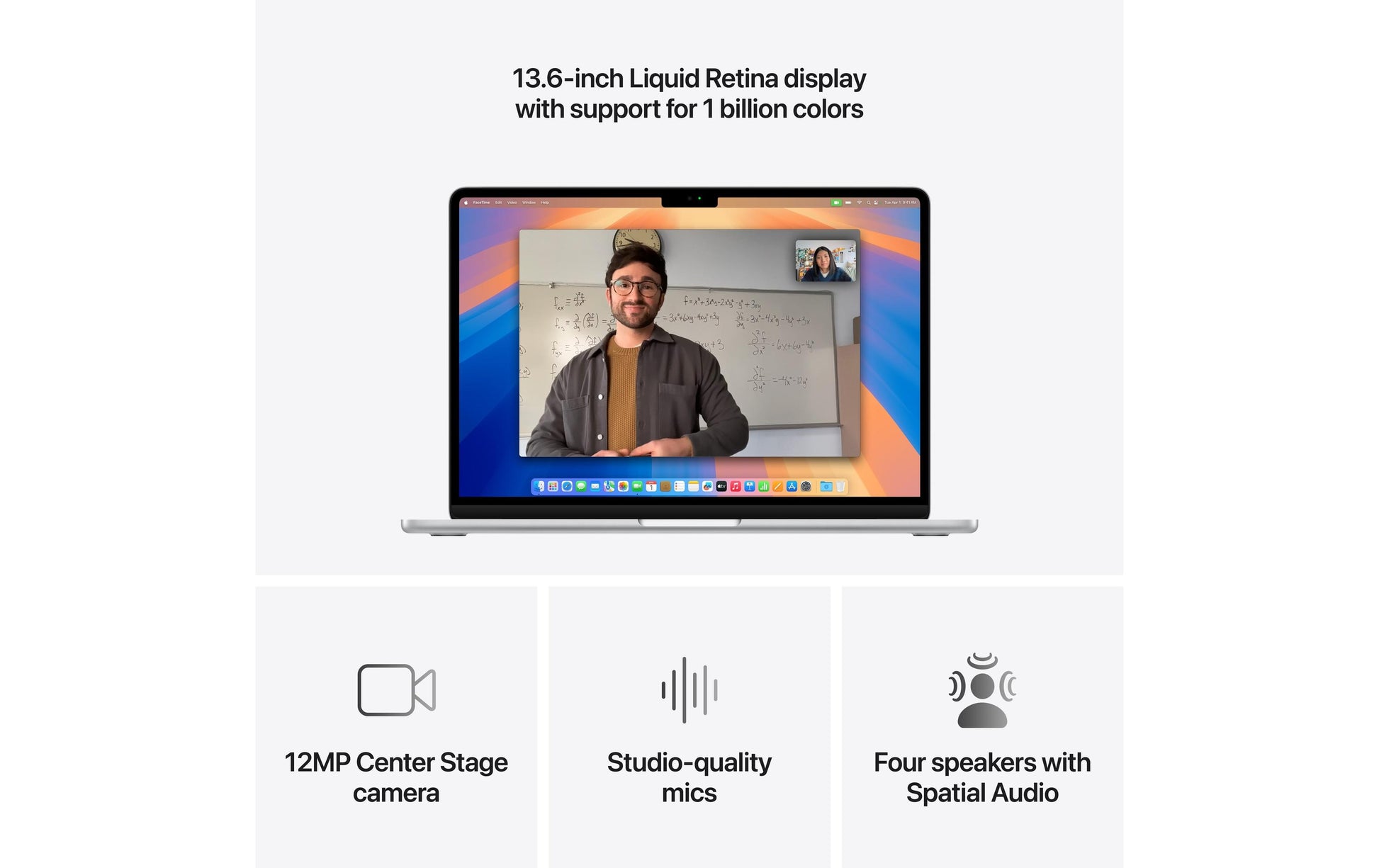 Apple MacBook Air 13 (M4) Laptop – Wi‑Fi, Bluetooth – Netzstrom 100–240 V – Aluminium – 304,1 × 215 × 11,3 mm