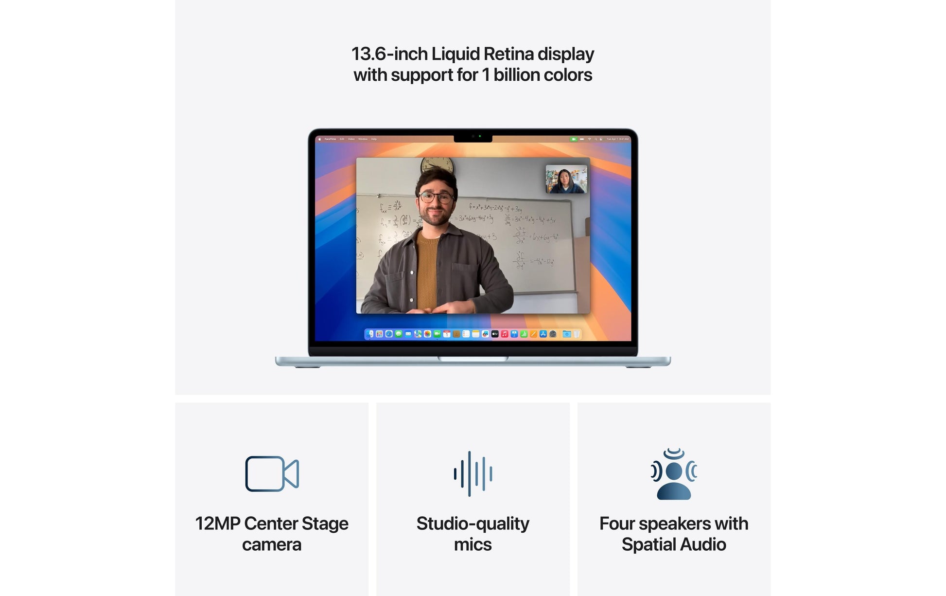 Apple MacBook Air M4 Notebook – Wi‑Fi, Bluetooth, Thunderbolt 4 – Netzteil 35 W – CH