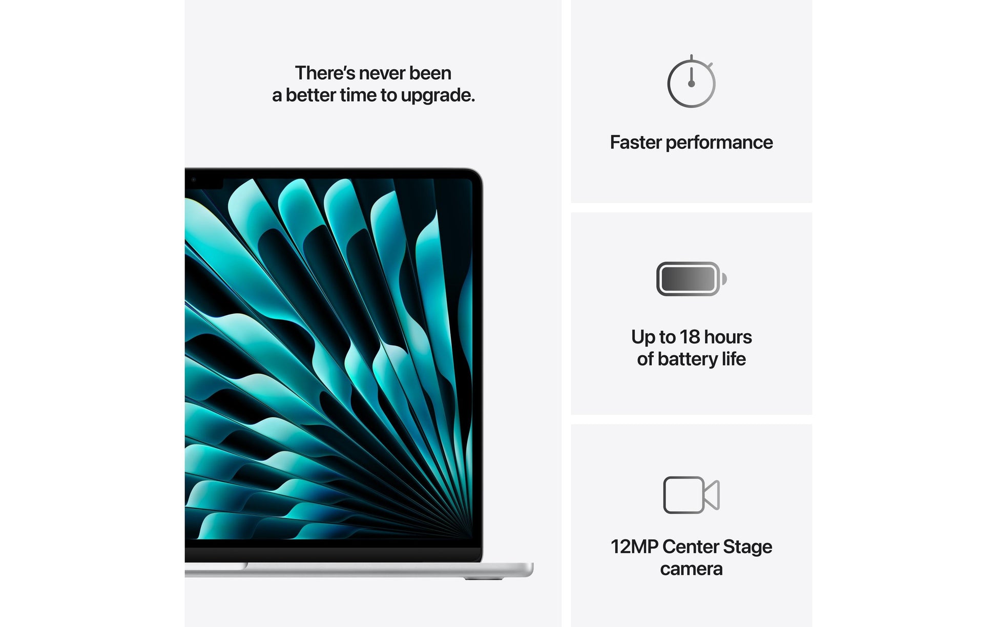 Apple MacBook Air (15,3", M4) Laptop – Wi‑Fi, Bluetooth, Thunderbolt 4 – Netzstrom 100–240 V – Aluminium