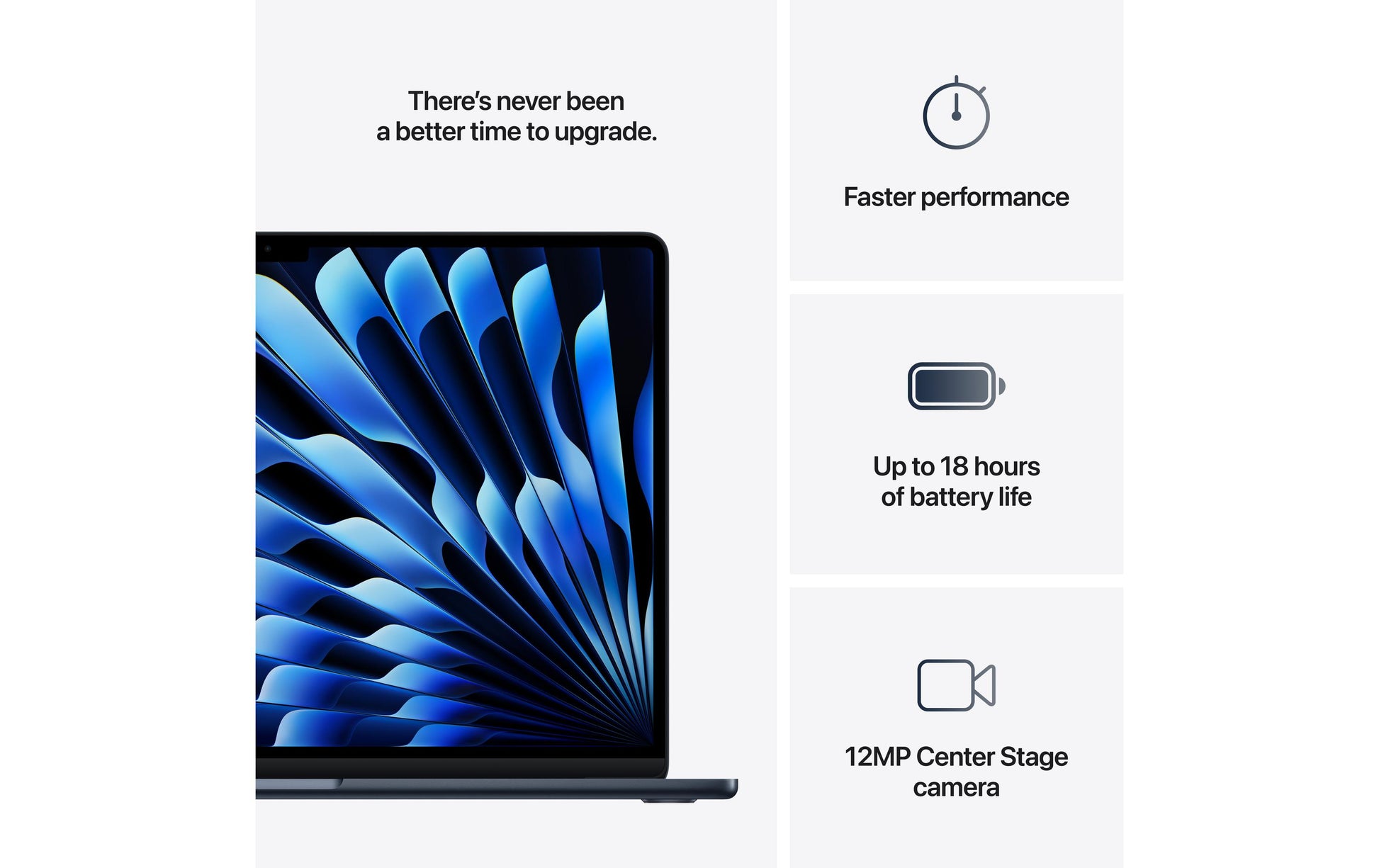 Apple MacBook Air 15 M4 Laptop – Wi‑Fi, Bluetooth, Thunderbolt 4 – Akku 66,5 Wh – 340,4 × 237,6 × 11,5 mm