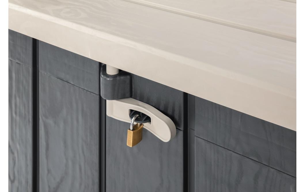 Toomax Schrank, Polypropylen, 1110 × 745 × 1295 mm, anthrazit