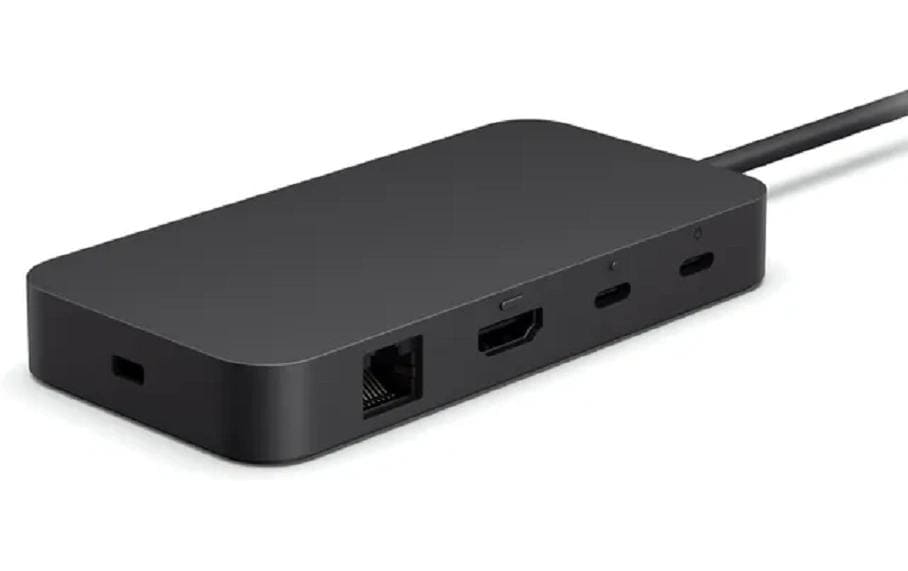 Microsoft Surface USB4 Dock – für Surface (Auswahl), USB-Port, schwarz