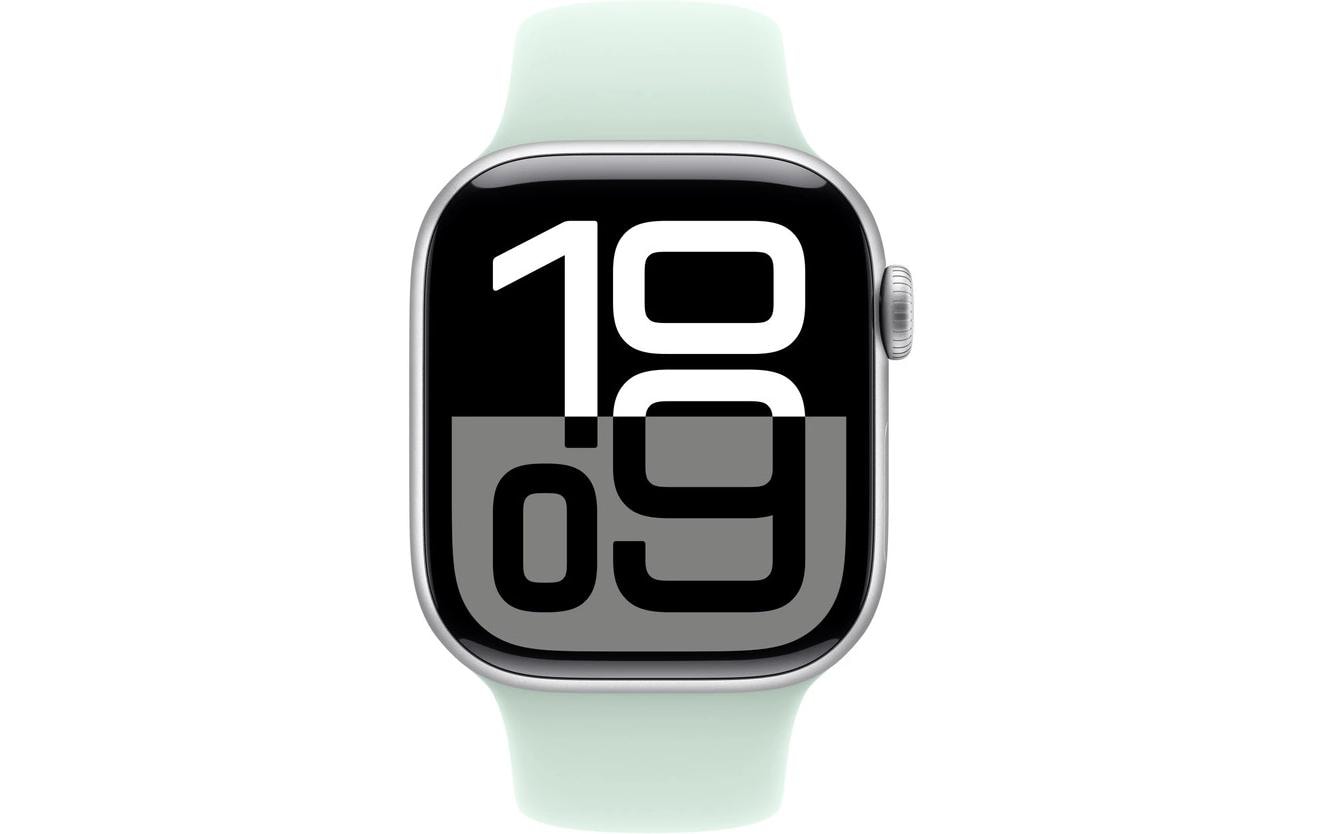 Apple Sportarmband – Armband – für Apple Watch 42 mm, Aquamarin, S/M, Kunststoff