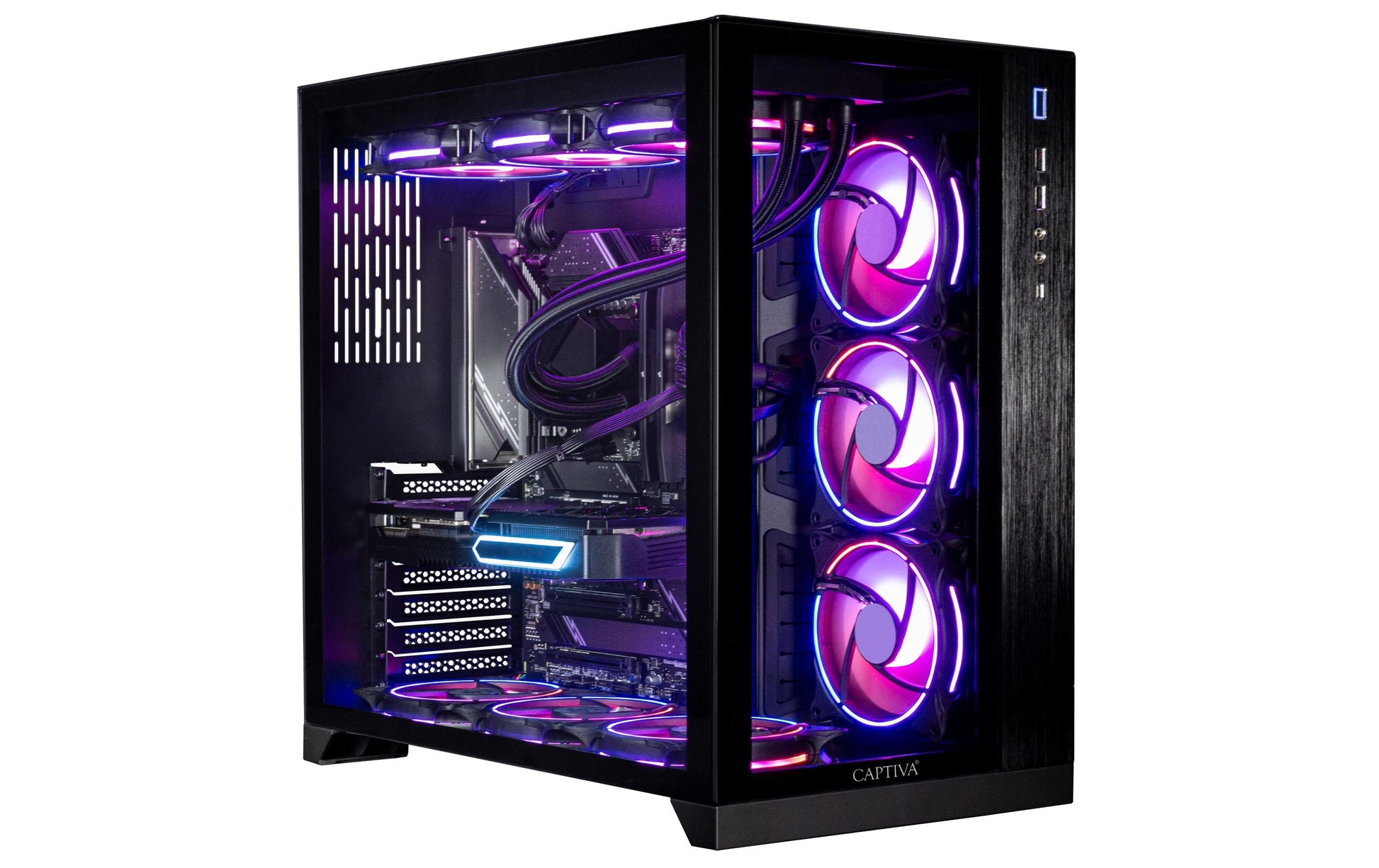 Captiva I89-024 Tower – Intel Core i9-14900KF, 128 GB RAM, 4 TB SSD, NVIDIA RTX 5080 16 GB, Windows 11 Home