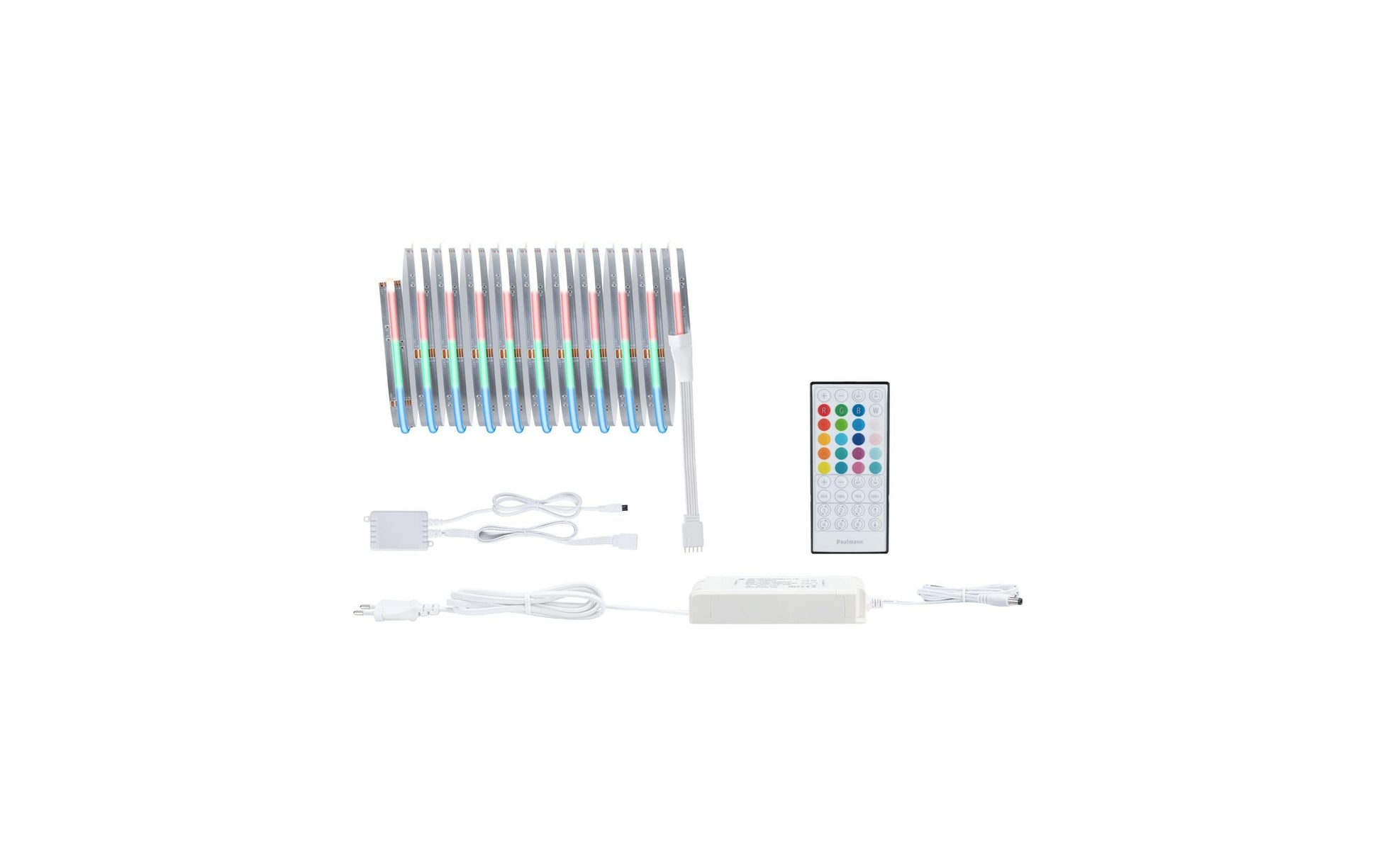 Paulmann LED-Strip MaxLED1000 – Basisset, 3 m, 3114 lm, 27 W, RGBW, dimmbar, silber