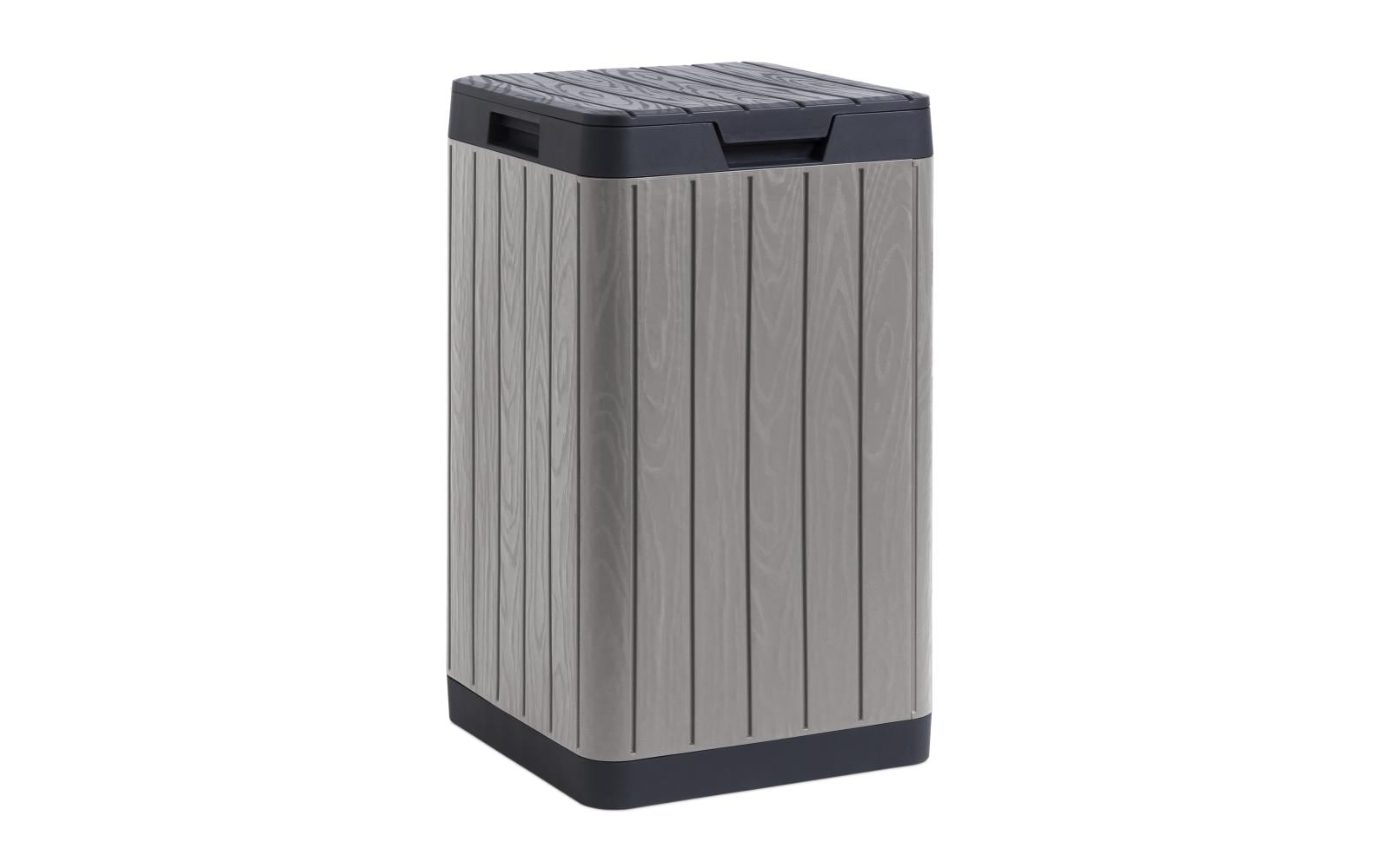 Toomax Gartenline Aufbewahrungsbox 80 l (mit Deckel) – Kunststoff – Anthrazit – 380 × 650 × 380 mm