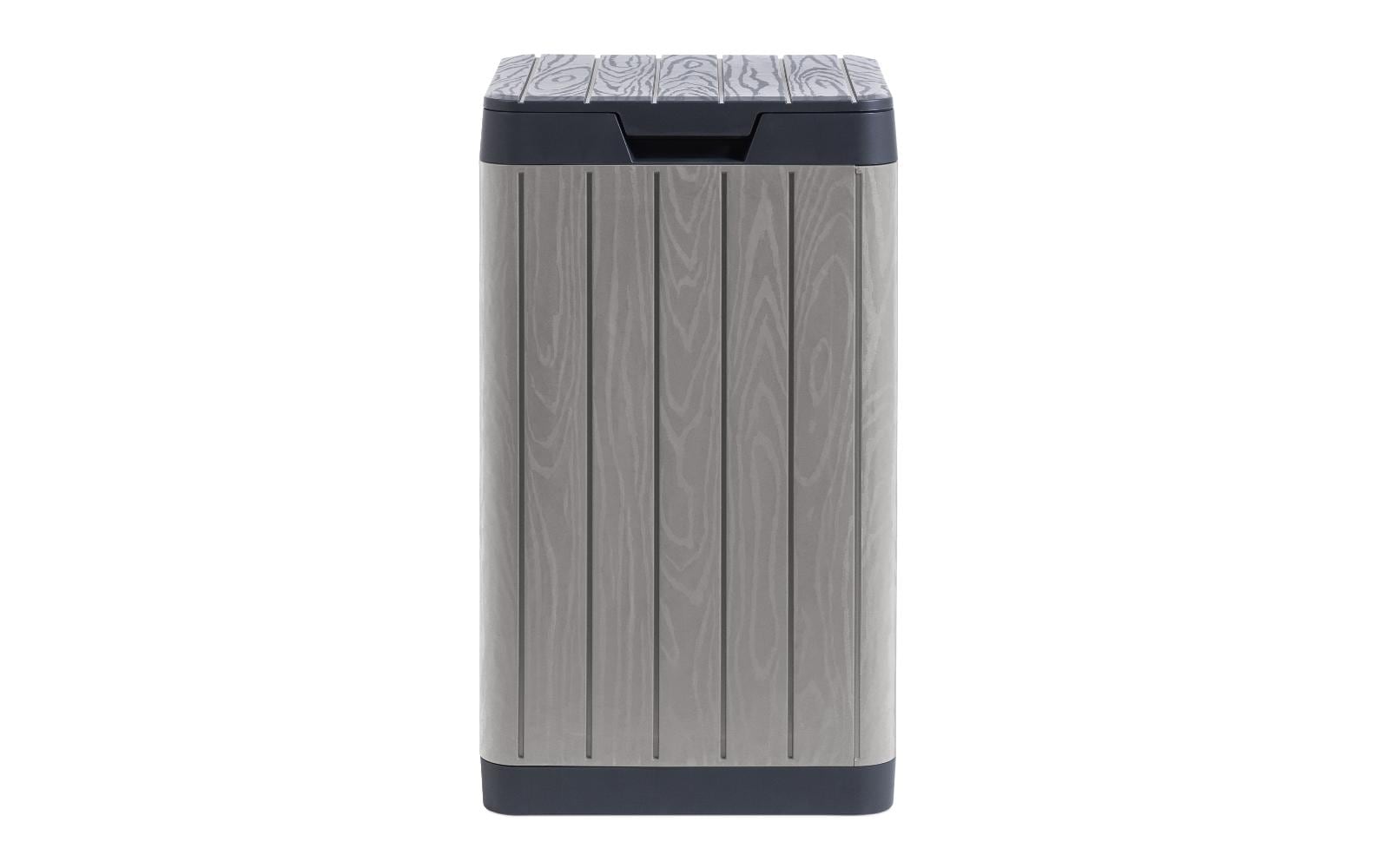 Toomax Gartenline Aufbewahrungsbox 80 l (mit Deckel) – Kunststoff – Anthrazit – 380 × 650 × 380 mm