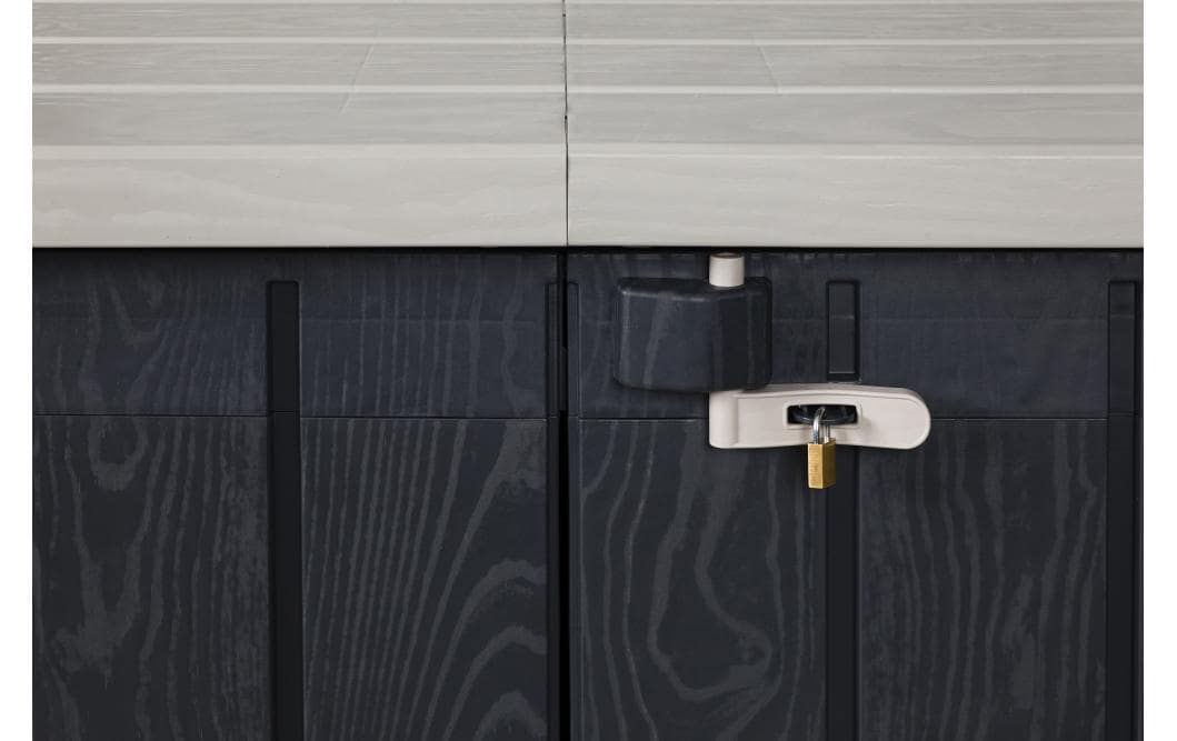 Toomax Schrank, 1400 × 1090 × 1780 mm, anthrazit, Polypropylen