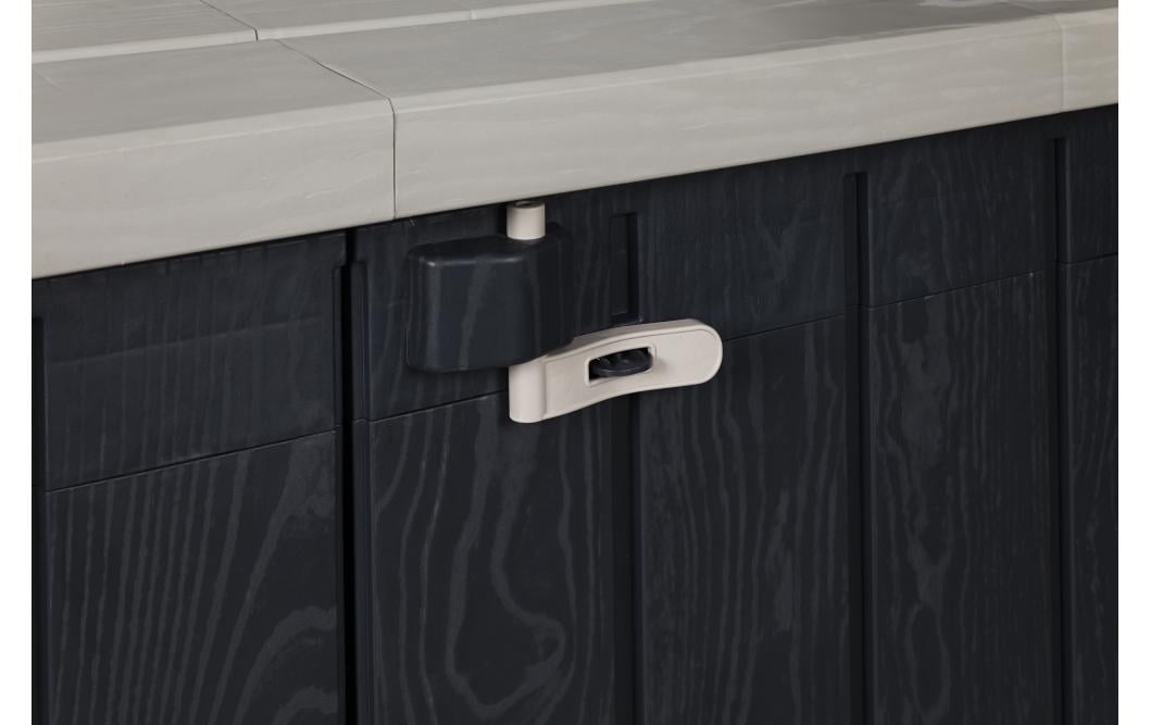 Toomax Schrank, 1400 × 1090 × 1780 mm, anthrazit, Polypropylen