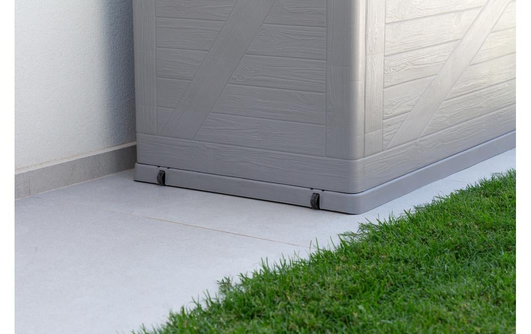Toomax Aufbewahrungsbox 420 l (mit Deckel) – Polypropylen – Grau – 630 × 1200 × 560 mm