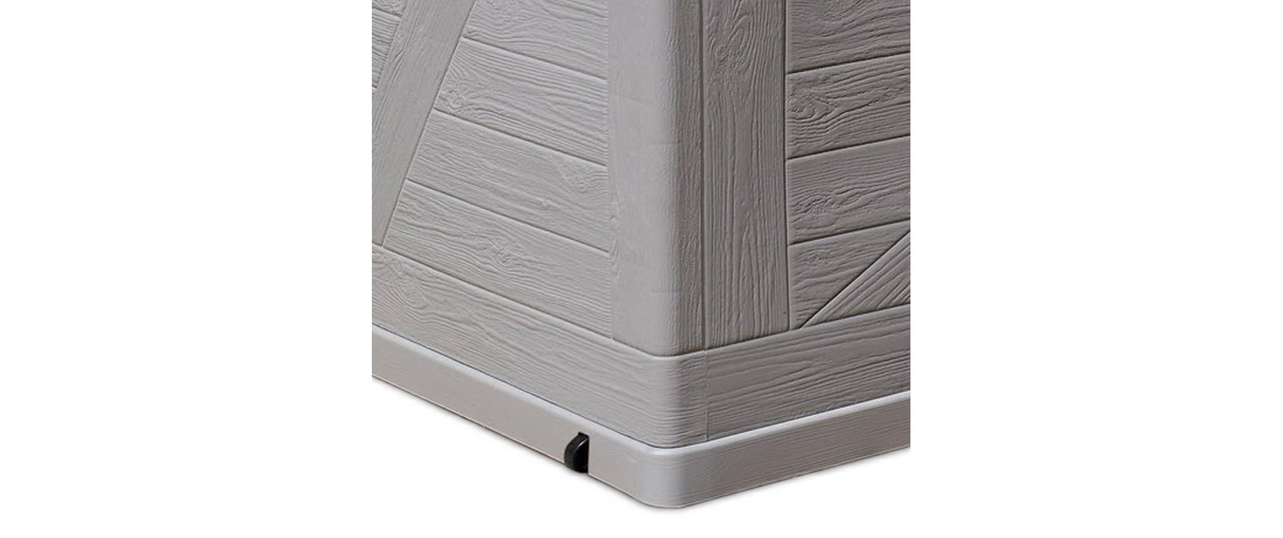 Toomax Aufbewahrungsbox 420 l (mit Deckel) – Polypropylen – Grau – 630 × 1200 × 560 mm