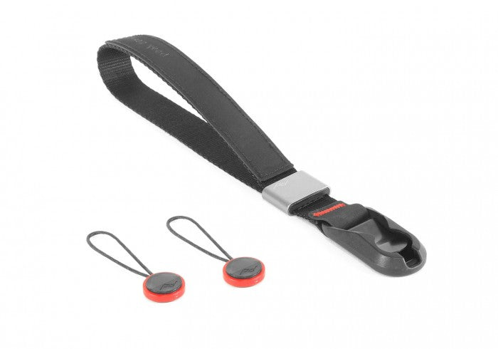 Peak Design Cuff Handgurt – Aluminium/Nylon, 30 × 165 × 60 mm – für Digitalkameras – Schwarz