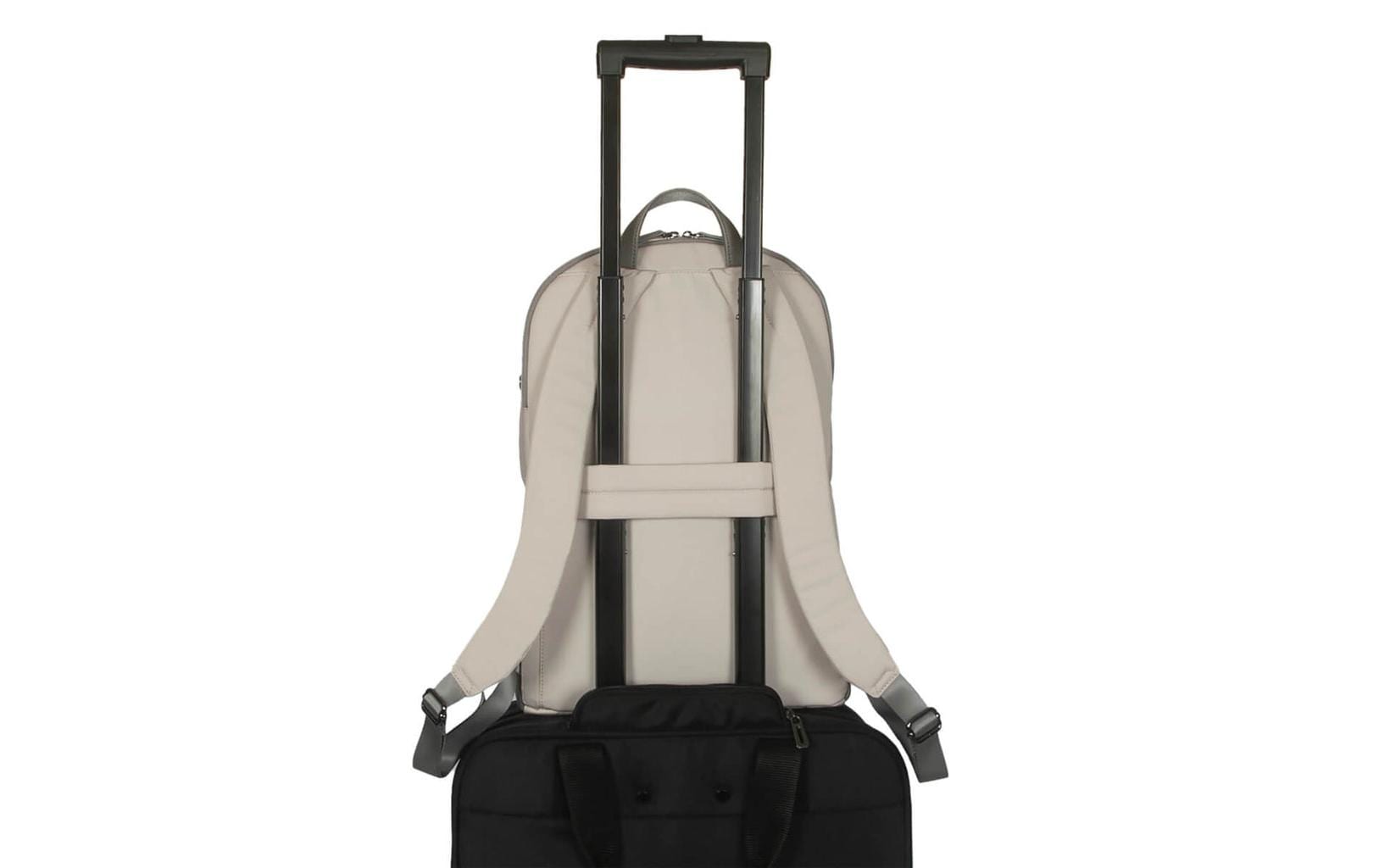 Targus Avila Notebook-Rucksack bis 16" – auf Trolley aufsteckbar, wasserfest – Eiche