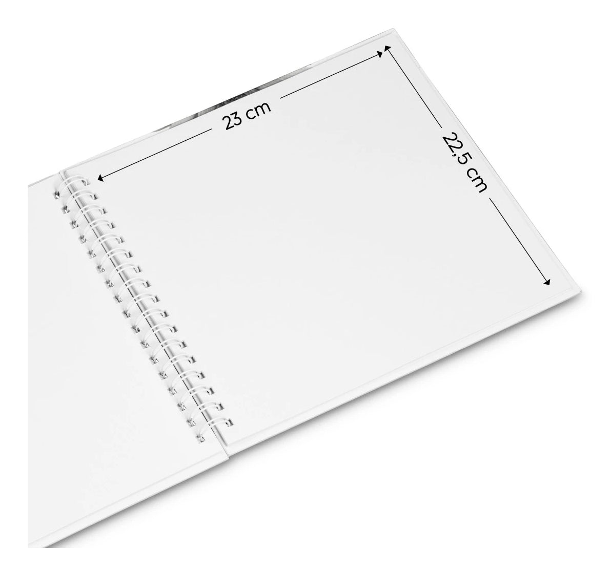 Hama Fine Art – Fotobuch, Spiralbindung, Weiss, 28 × 24 cm, Papier, Salbei, mit integrierter Einstecktasche