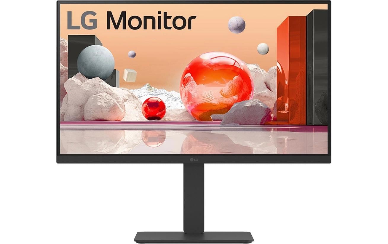 LG 27BA850-B – Monitor, 27", IPS, 100 Hz, 250 cd/m², Webcam, USB-C, KVM, VESA 100 × 100, Schwarz