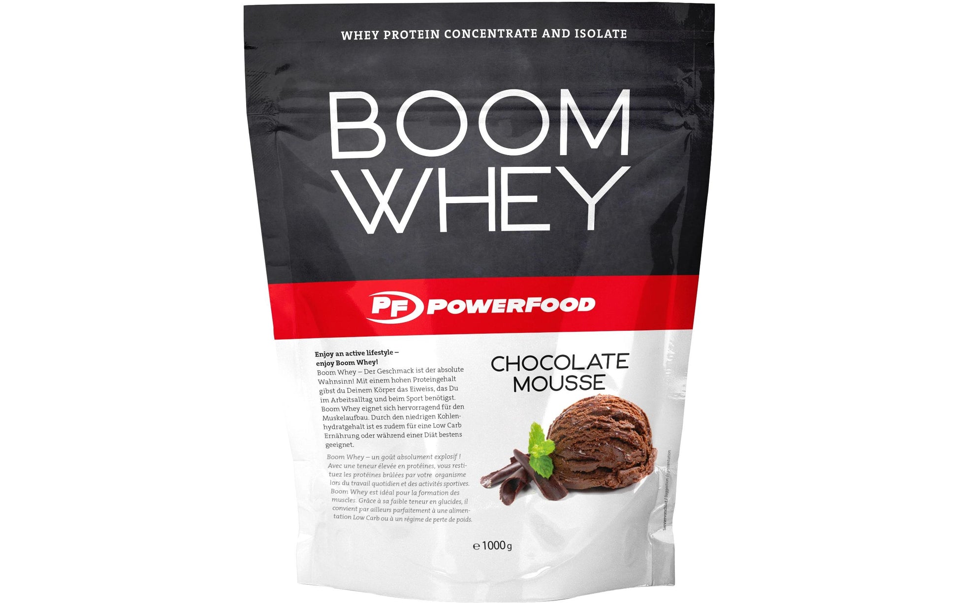 PowerFood Whey Protein Schokolade – 1 kg