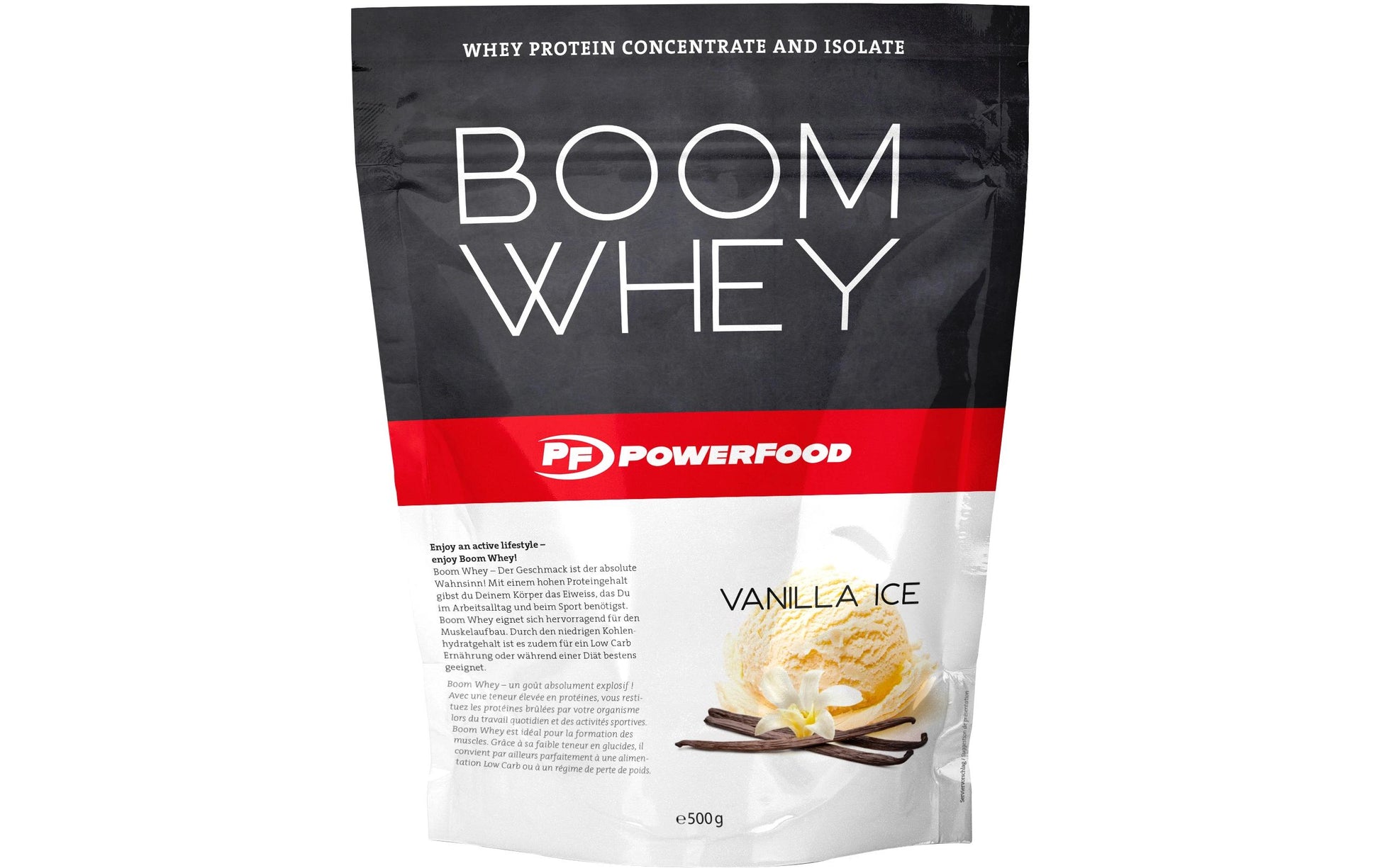 PowerFood Whey Protein Pulver Vanille – 500 g