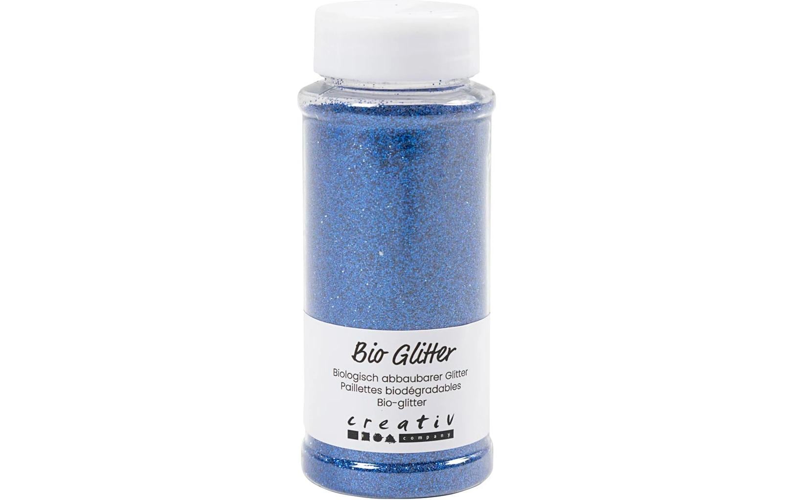 Creativ Company Bio-Glitzer, 140 ml, blau