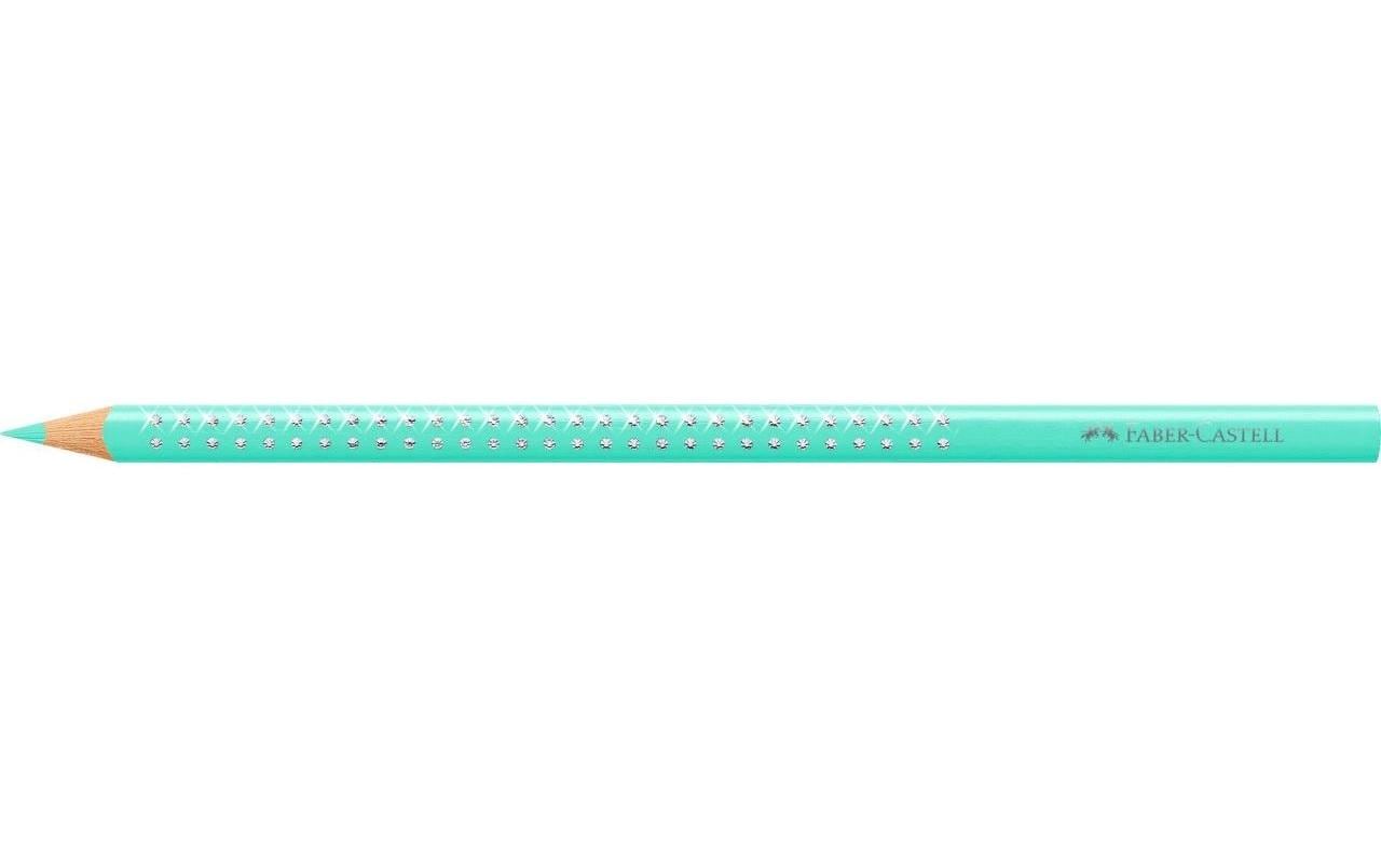 Faber-Castell Aquarellfarbstifte Grip Sparkle – 12 Farben, im Metalletui, Ø 3 mm, dreikantig, FSC
