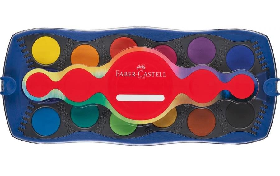 Faber-Castell Connector Aquarellkasten – Mehrfarbig – 24 Farben