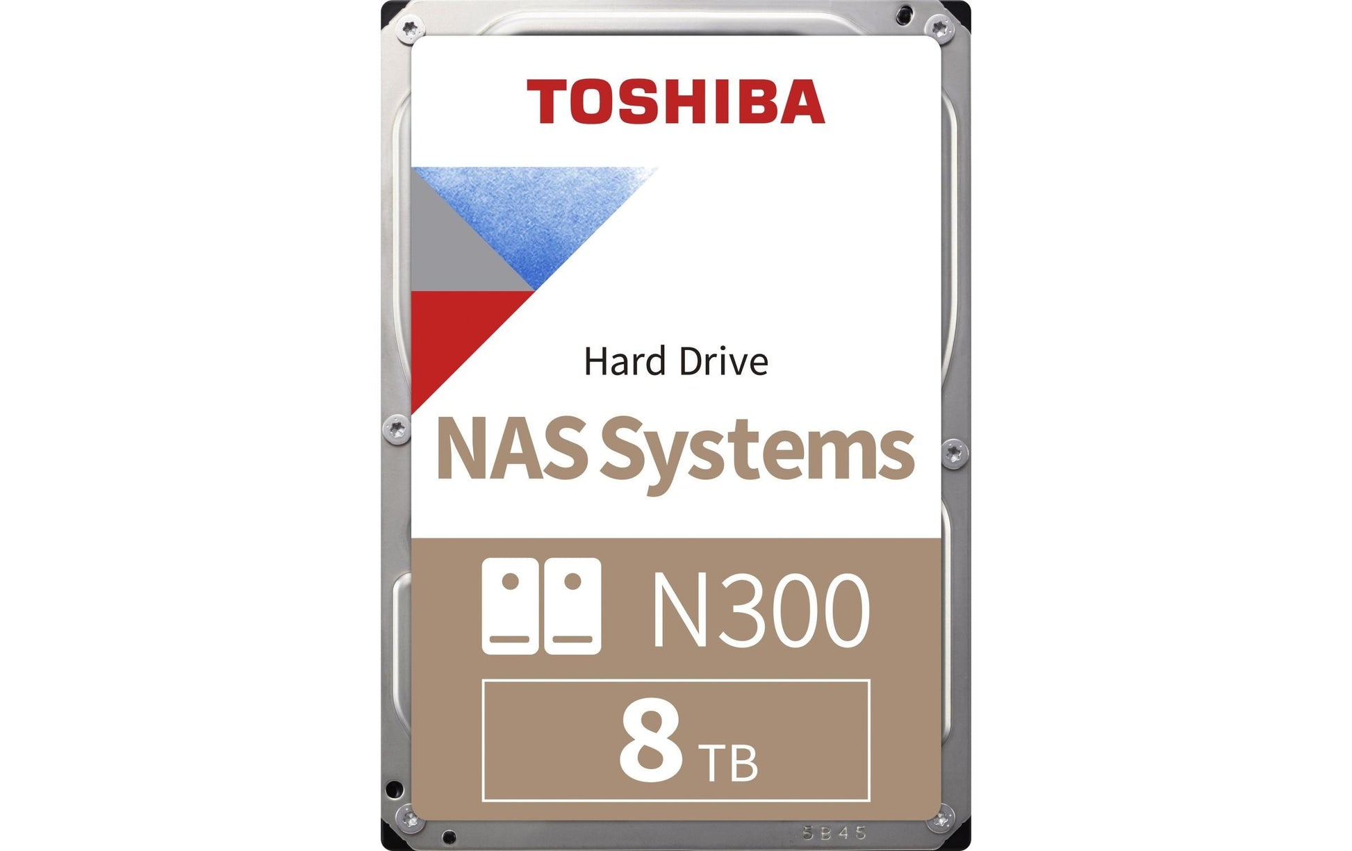 Toshiba N300 8 TB – 3,5" SATA HDD, 7200 U/min, 512 MB Cache, für NAS