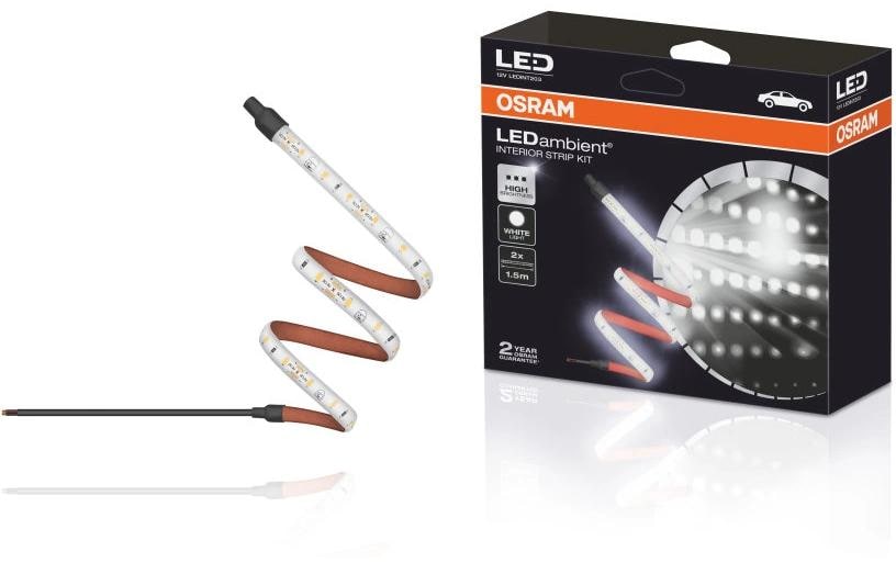 Osram LED-Strip LEDINT203 – 1,5 m, 4500 K, 900 lm, 12 W – für Personenwagen – 2er-Pack