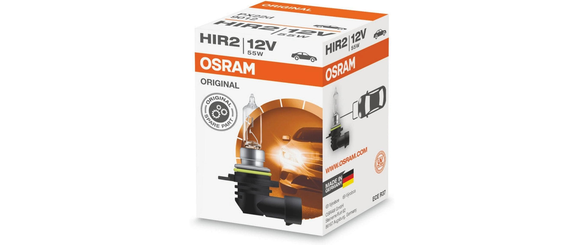 Osram Halogen-Leuchtmittel HIR2 PX22d – 1875 lm, 55 W – 1 Stk.