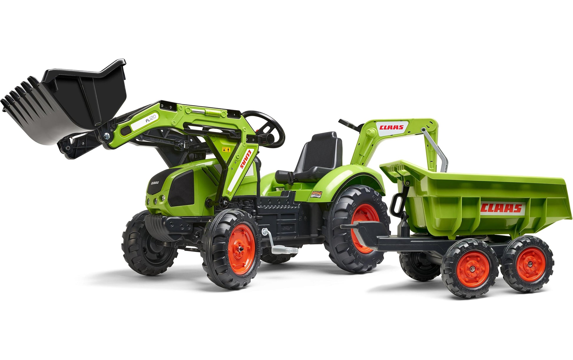 Falk Traktor mit Anhänger – max. 50 kg, 222,0 × 75,0 × 58,0 cm – ab 3 Jahren