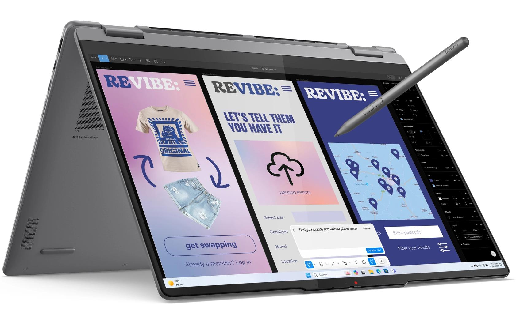 Lenovo Yoga 7 16ILL10 Copilot+ – Windows 11 Pro, QWERTZ (CH)
